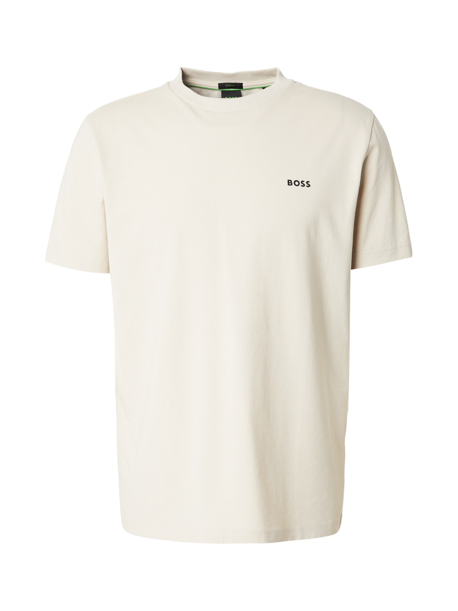 BOSS Tricou  bej / negru