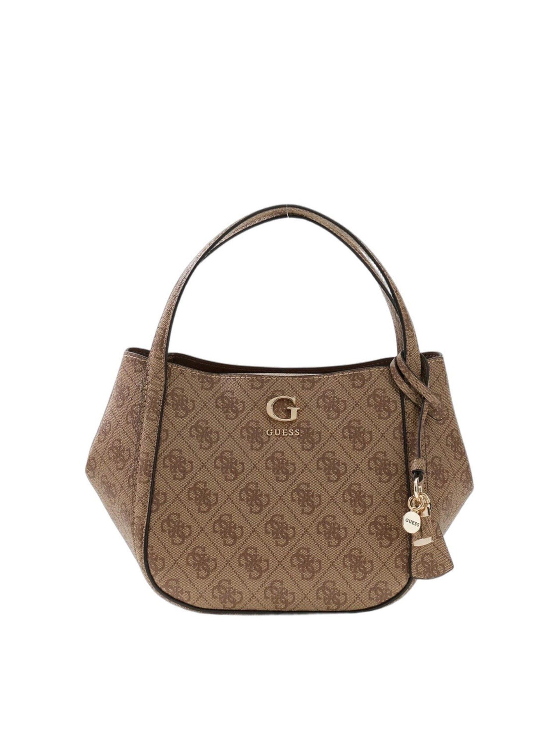 Guess Handväska 'Guess Sac à Main Coleen Petit Monogramme Latte Logo' dam