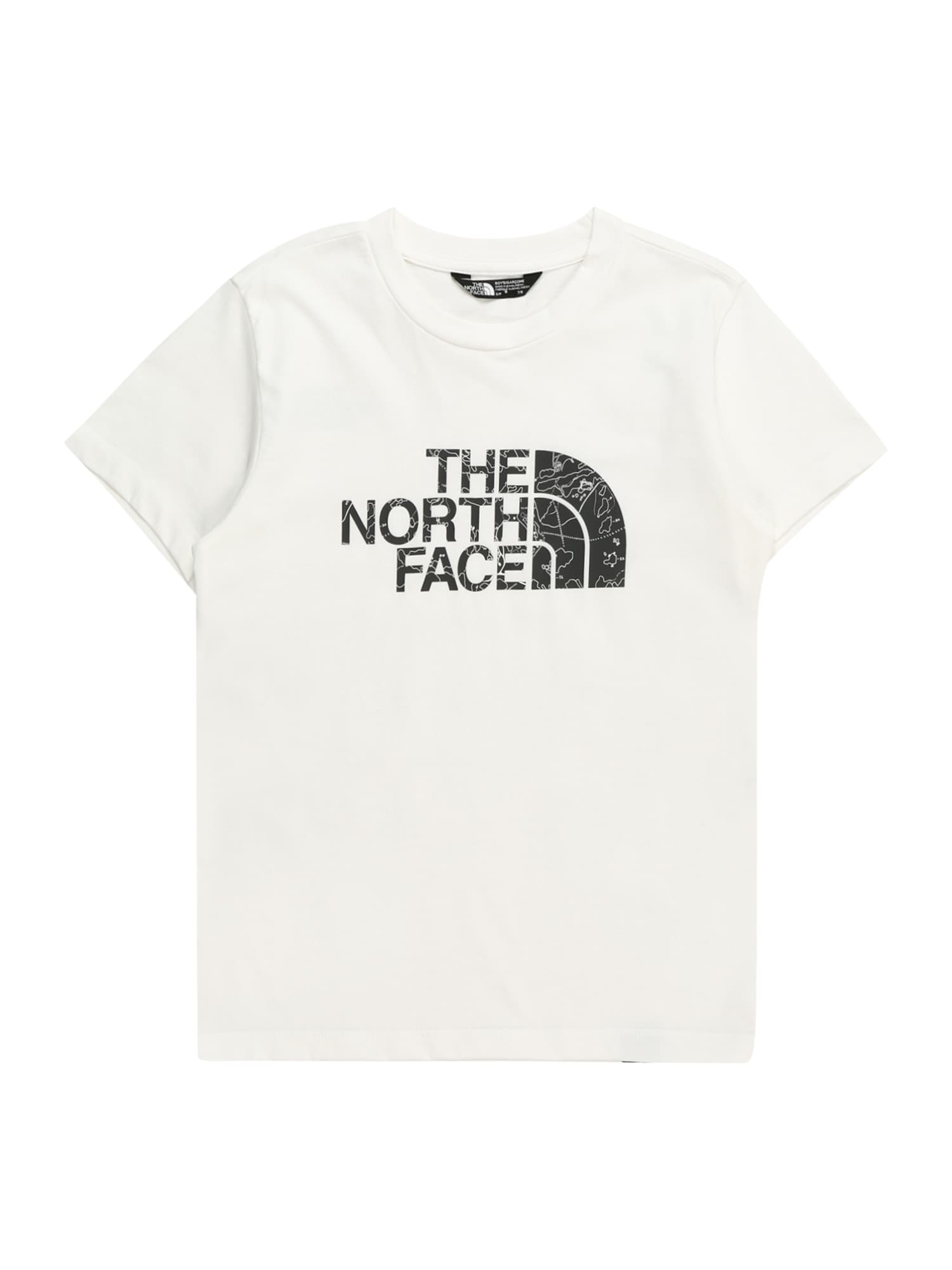THE NORTH FACE Функционална тениска  черно / бяло