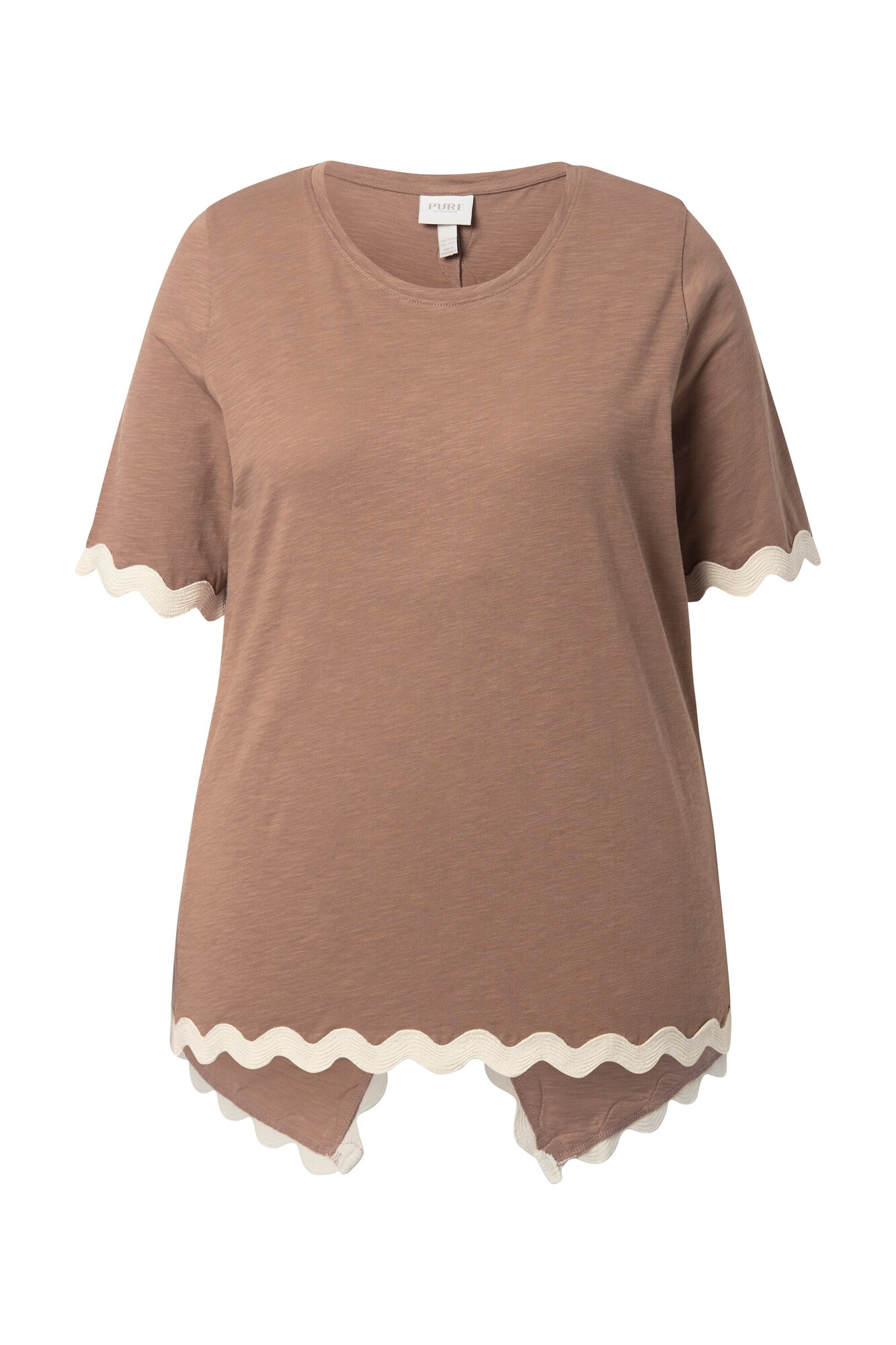 Ulla Popken Tricou  maro deschis