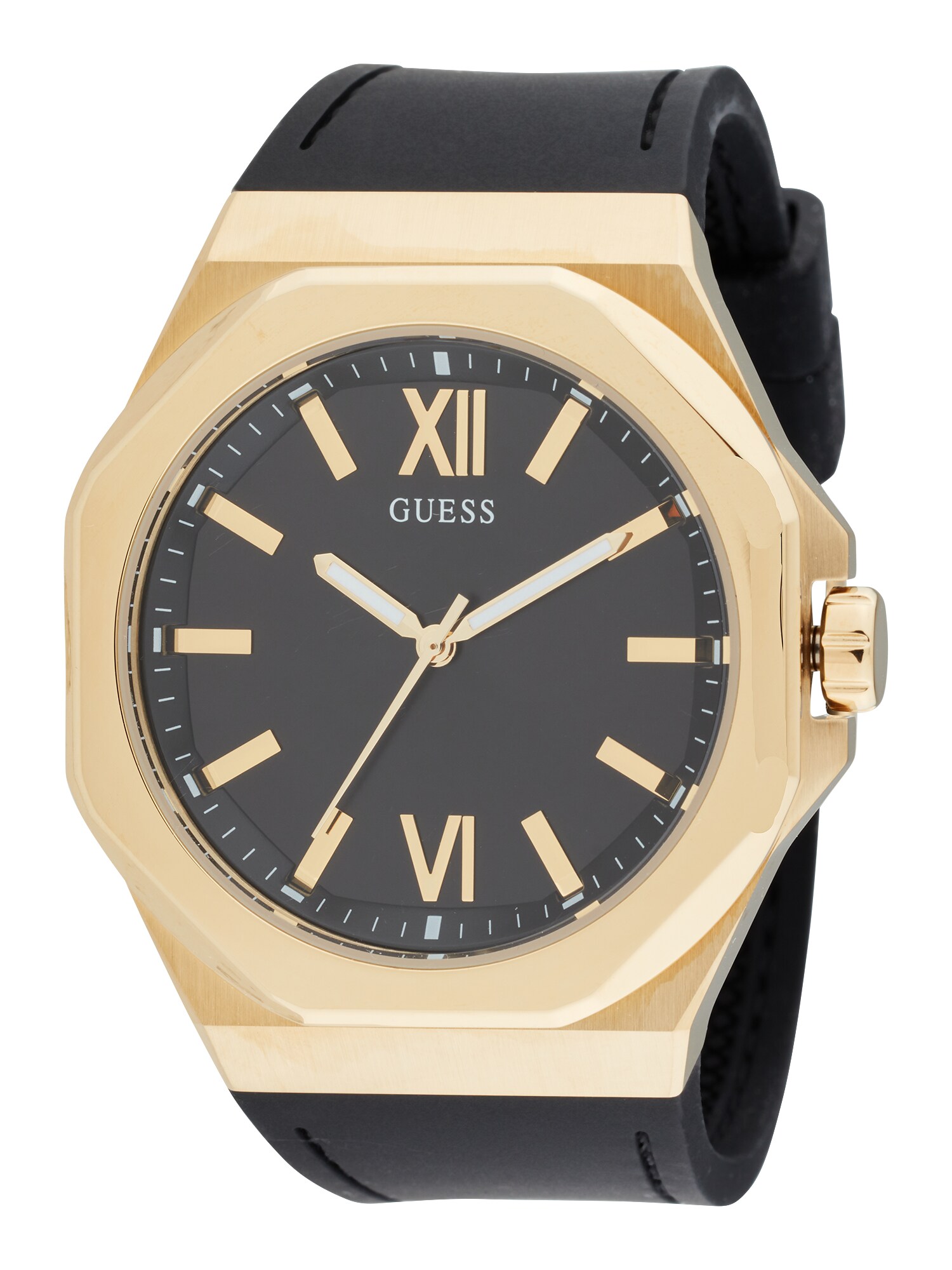 GUESS Ceas analogic EMPEROR  auriu / negru