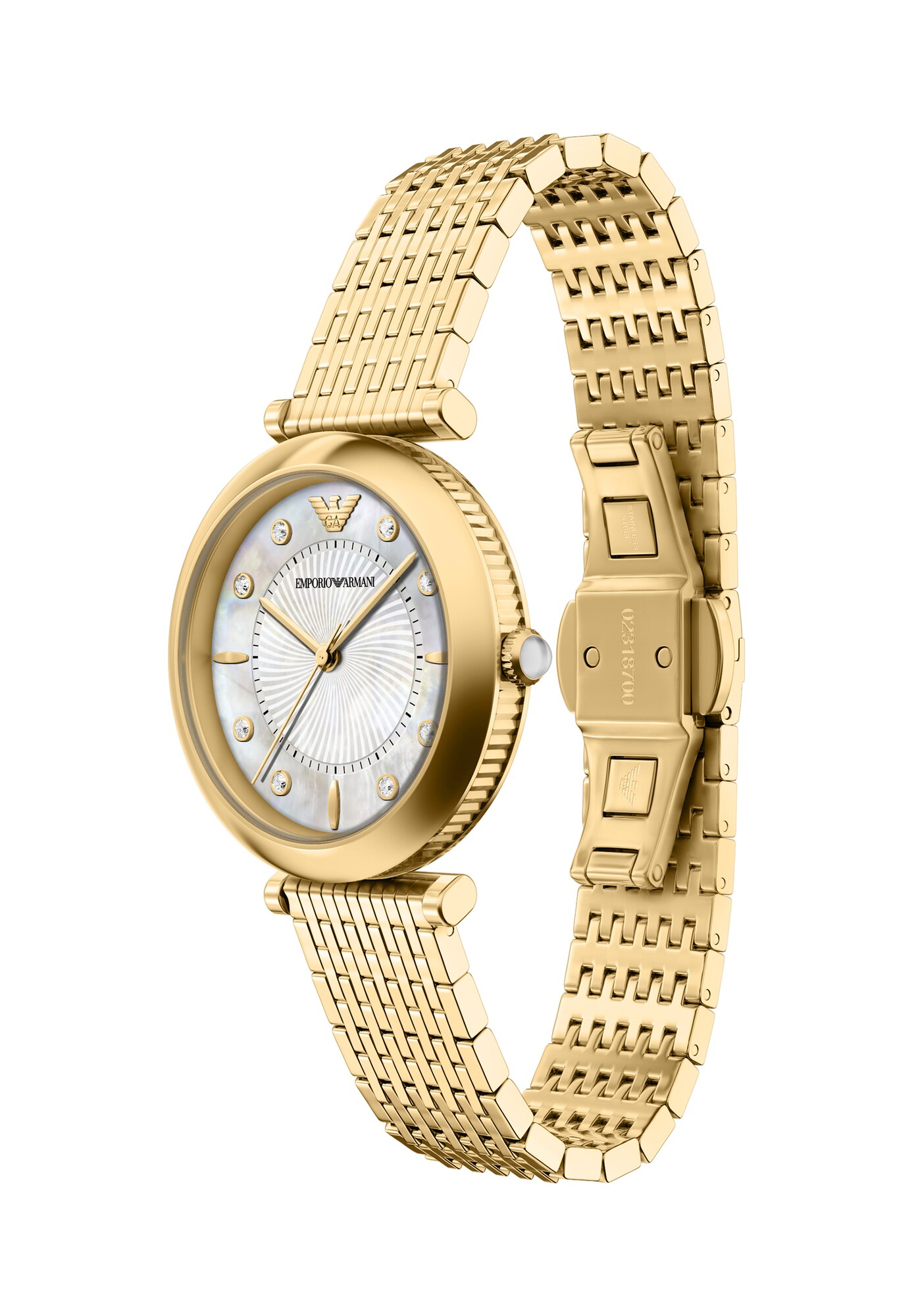 Emporio Armani Reloj analógico  oro / offwhite – imagen 3