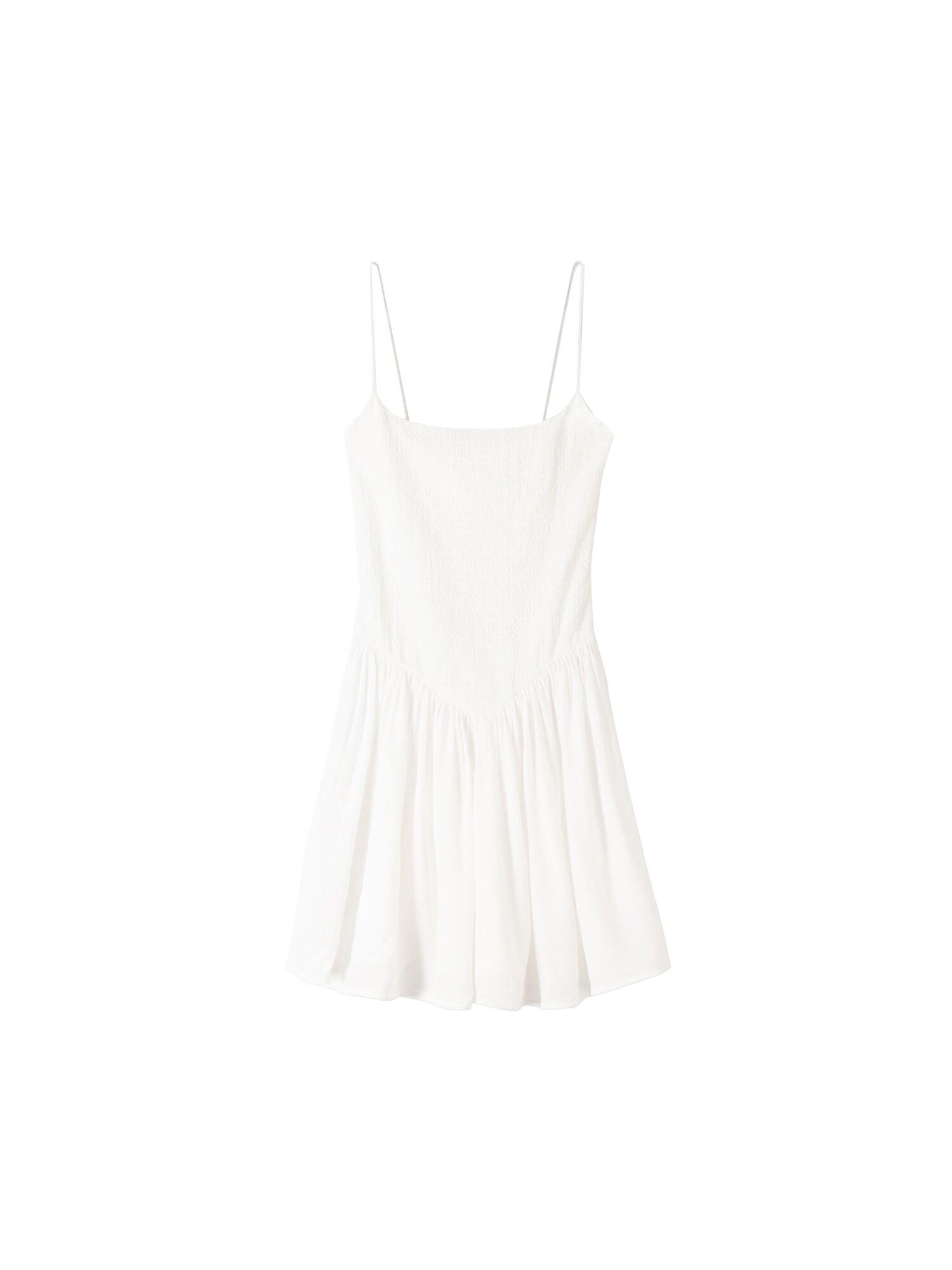 Bershka Rochie de vară  alb