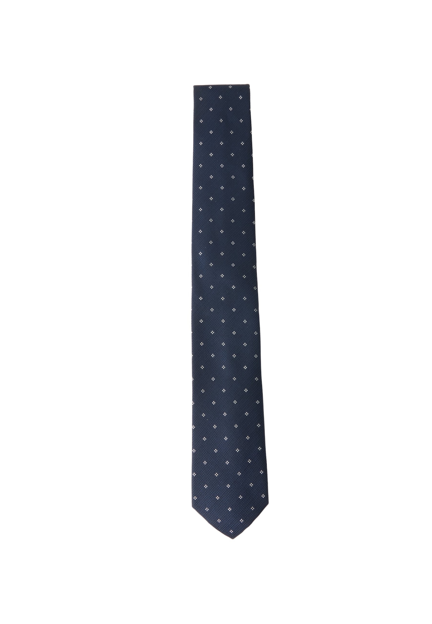 Calvin Klein Cravată TRENTO bleumarin / alb
