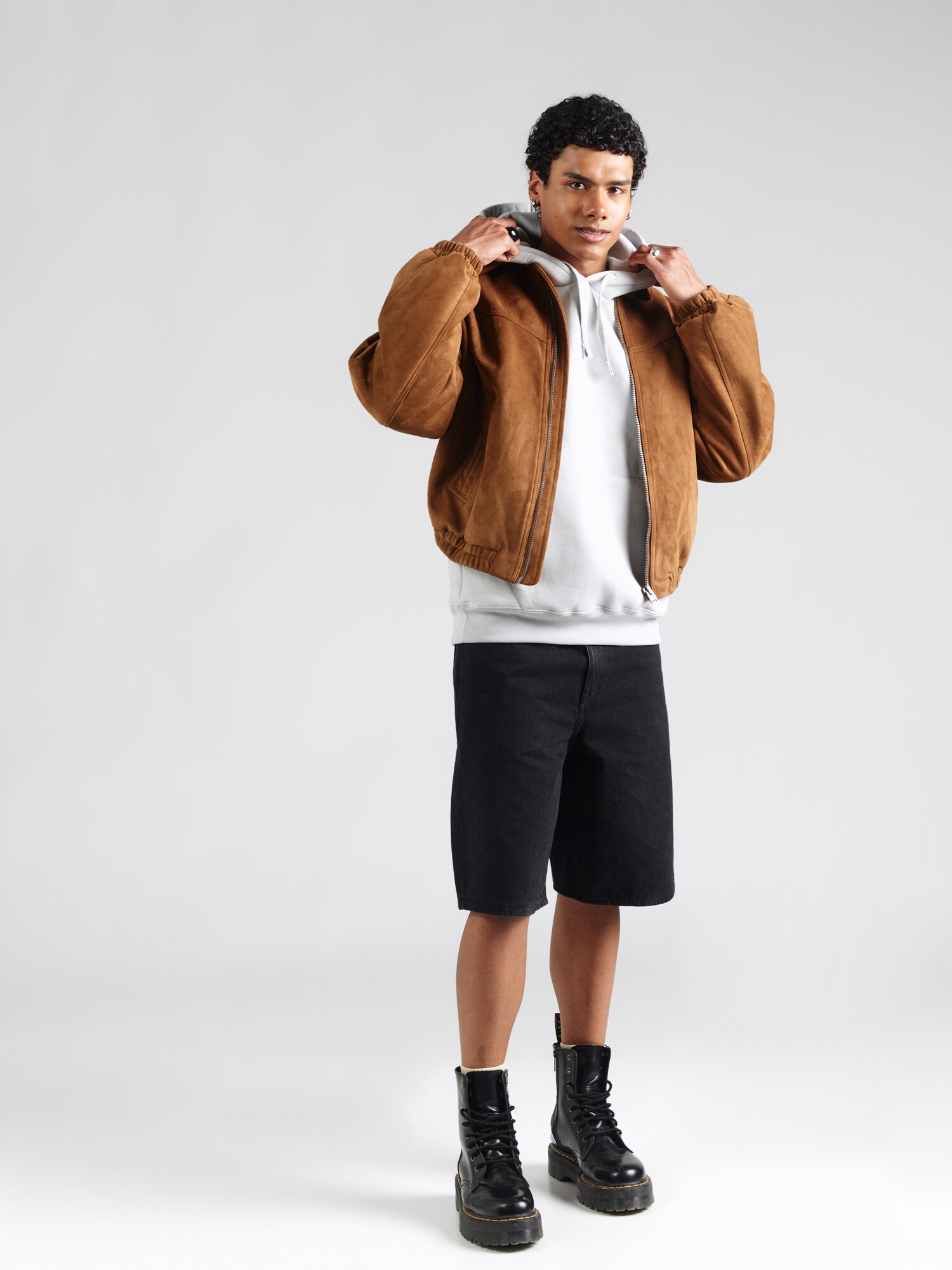 ALPHA INDUSTRIES Mikina tmavosivá / sivá melírovaná / oranžová / biela (obrázok 4)