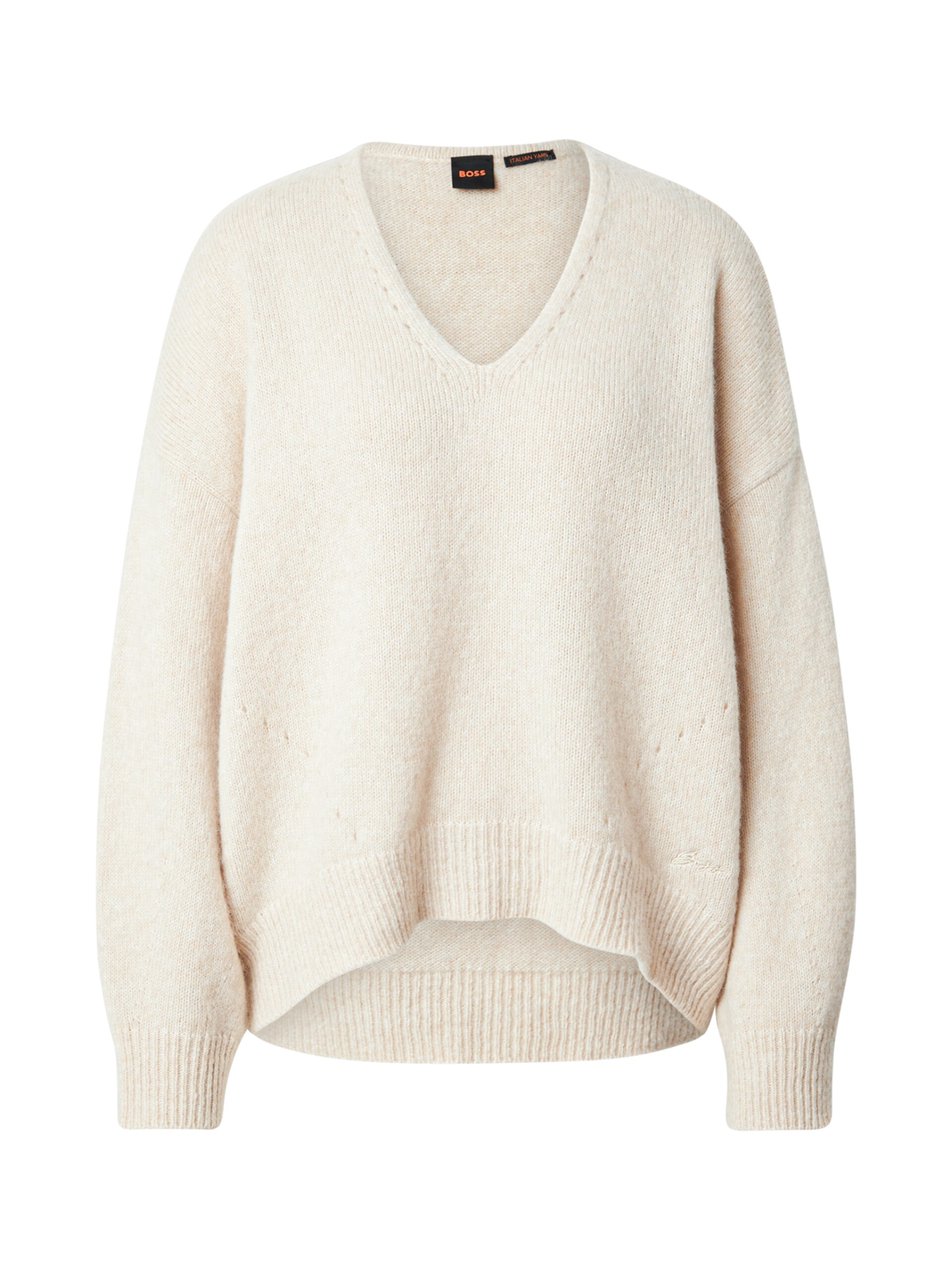 Boss Fondyssa beige jumper stickade tröjor dam – bild 2
