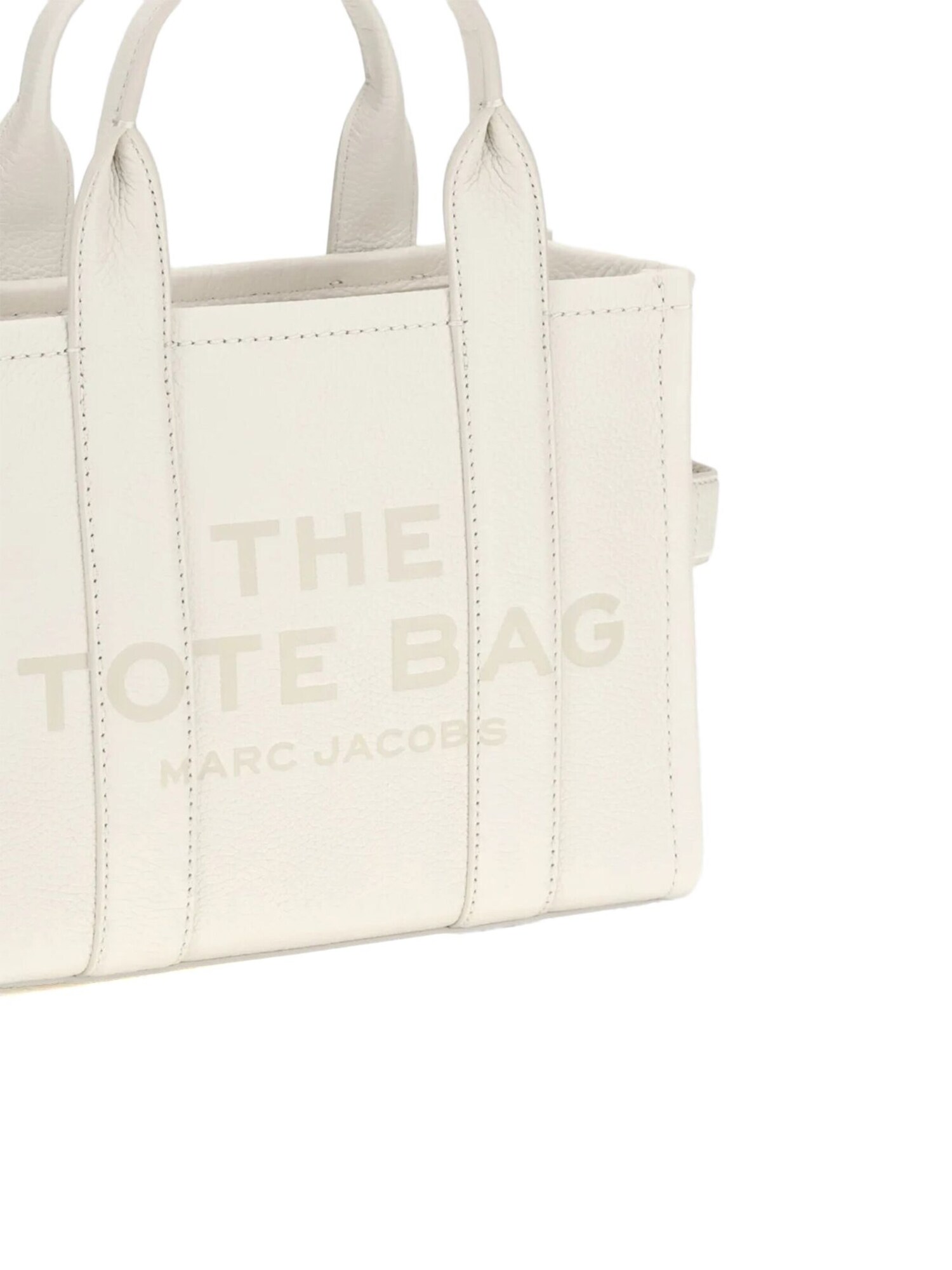 Marc Jacobs Bolso de mano 'The Small Tote 26x13x21 cm'  blanco – imagen 3