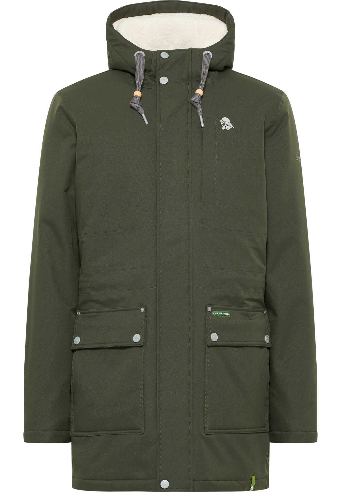 Schmuddelwedda Parka de inverno  verde