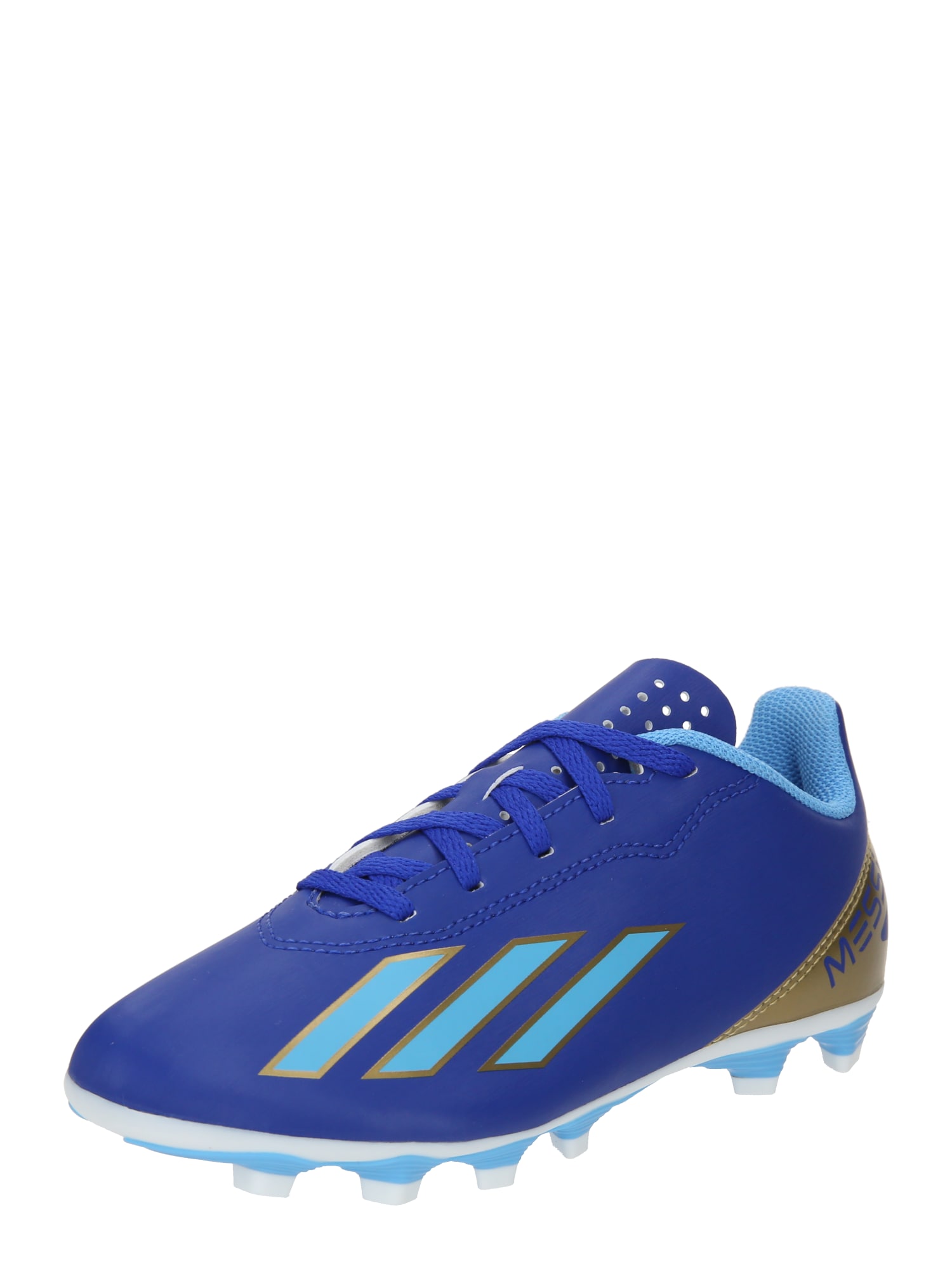 ADIDAS PERFORMANCE Спортни обувки 'X Crazyfast Club Messi'  лазурно синьо / тъмносиньо / злато