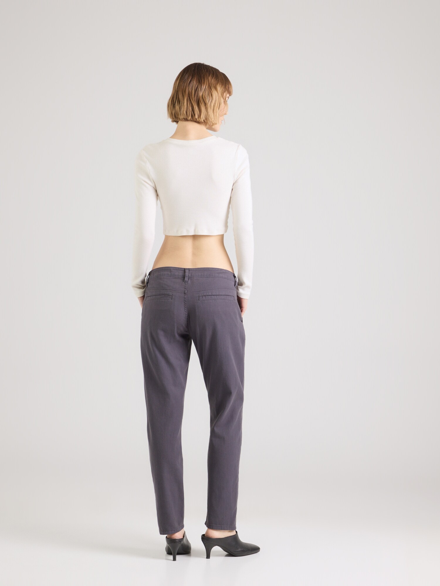 G-STAR Pantalón chino 'Kate'  gris oscuro – imagen 4