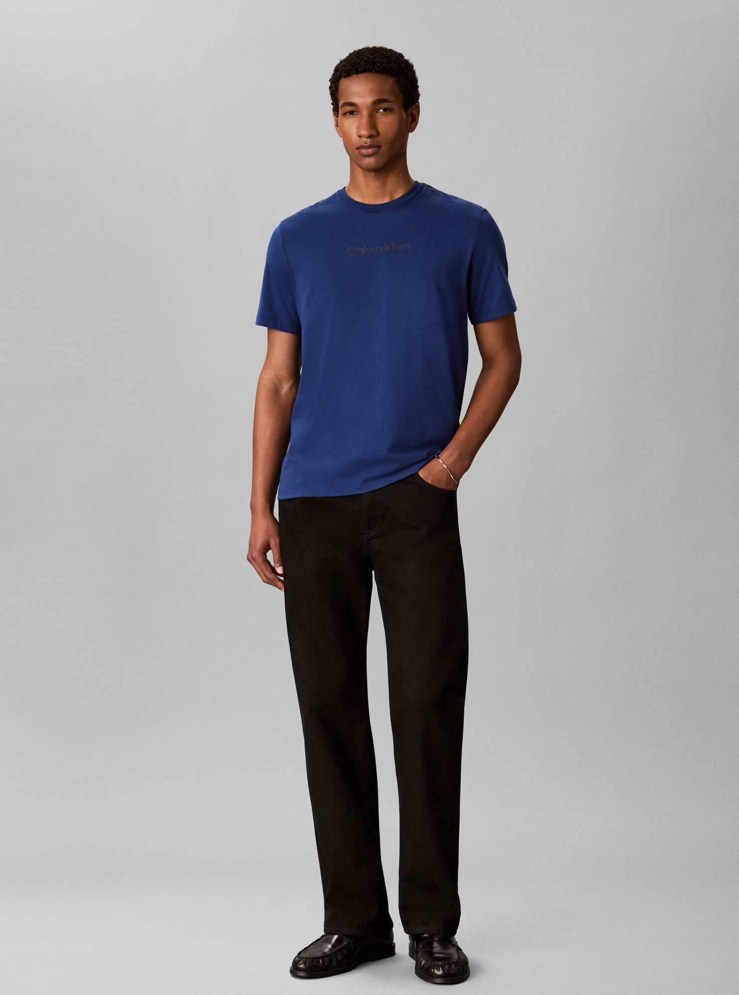 Calvin Klein Camiseta  azul noche / genciana – imagen 3