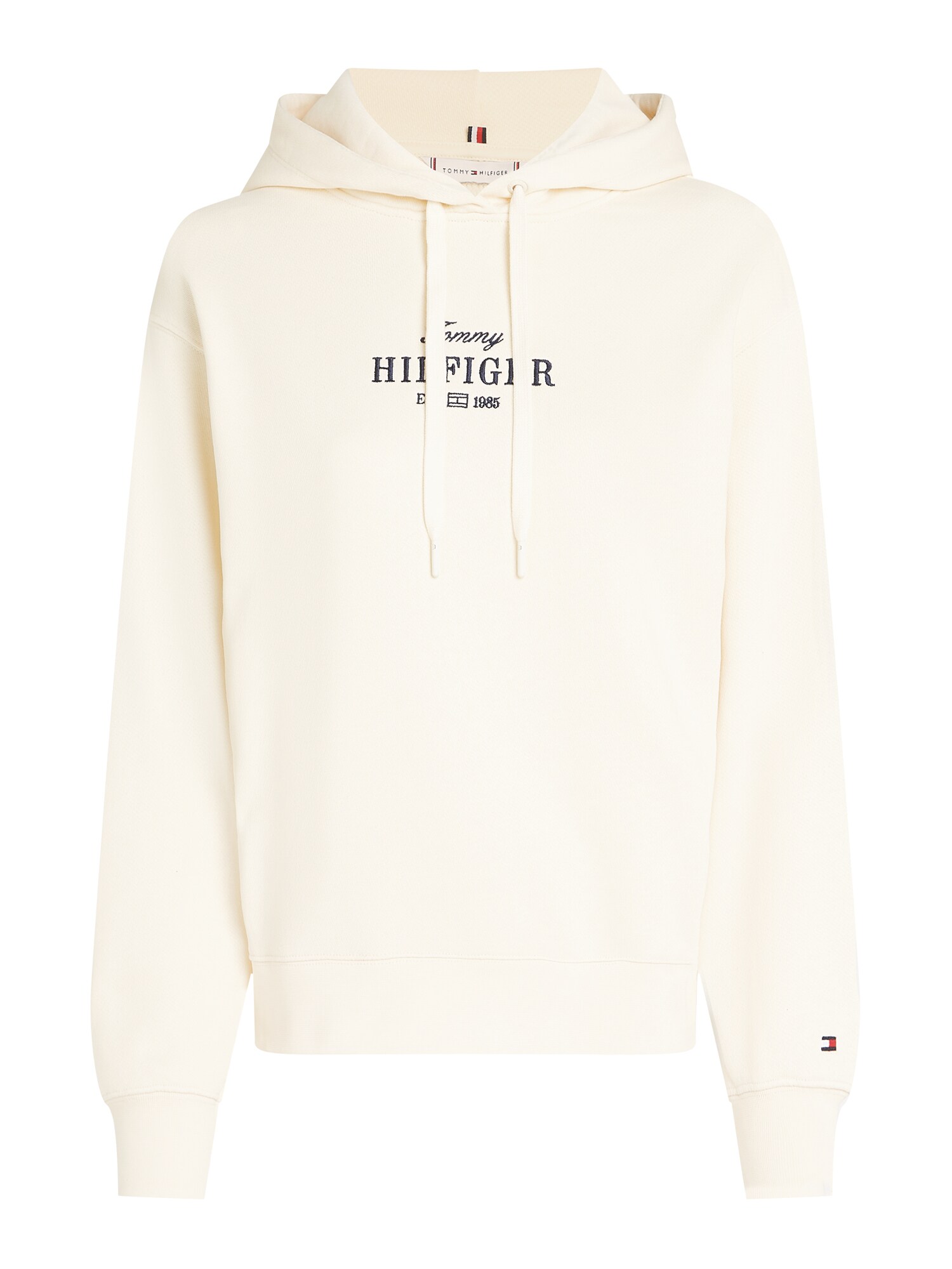 TOMMY HILFIGER Tréning póló  ekrü / tengerészkék akciós termékkép 1