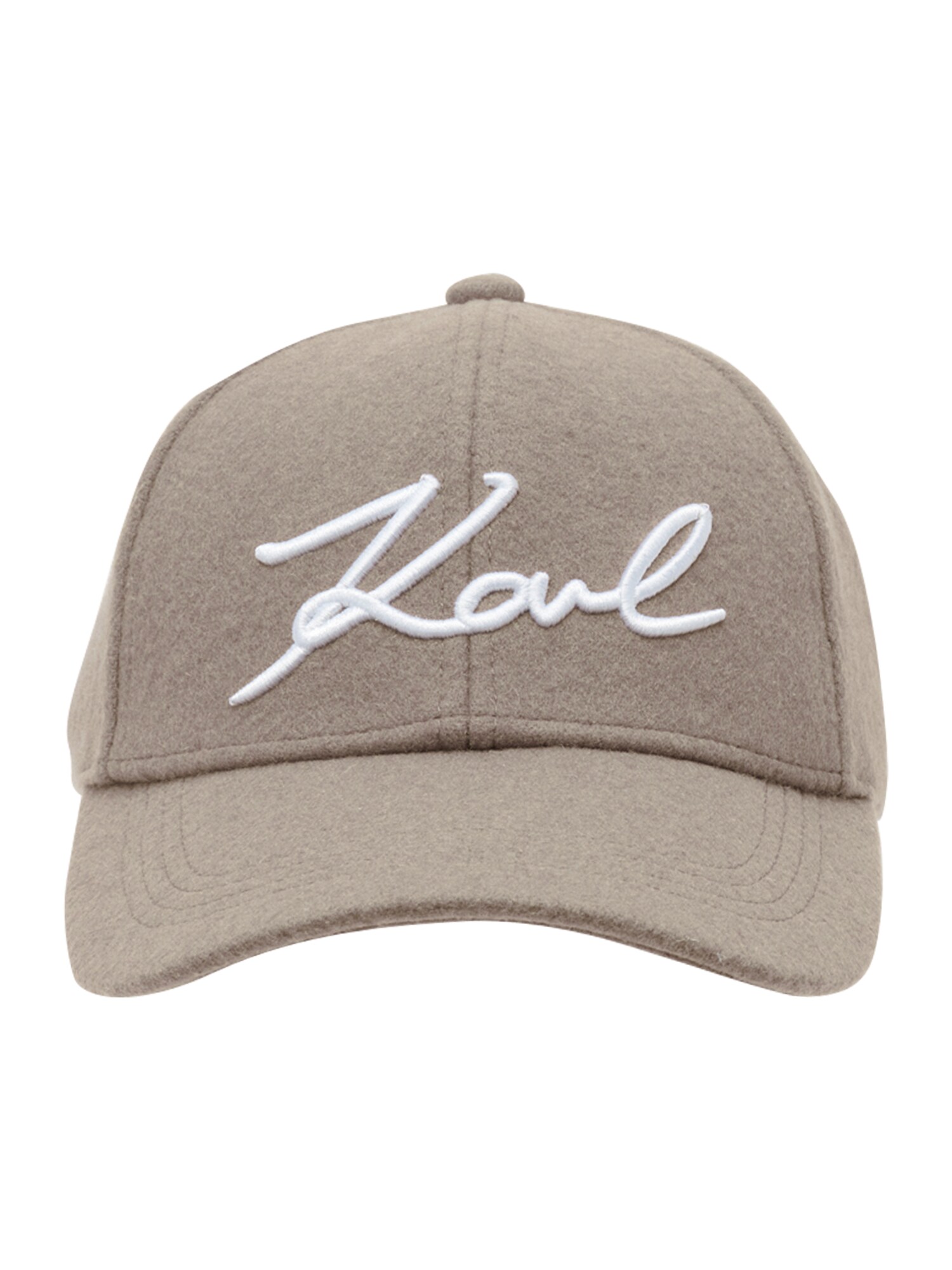 Karl Lagerfeld Șapcă  gri taupe / alb