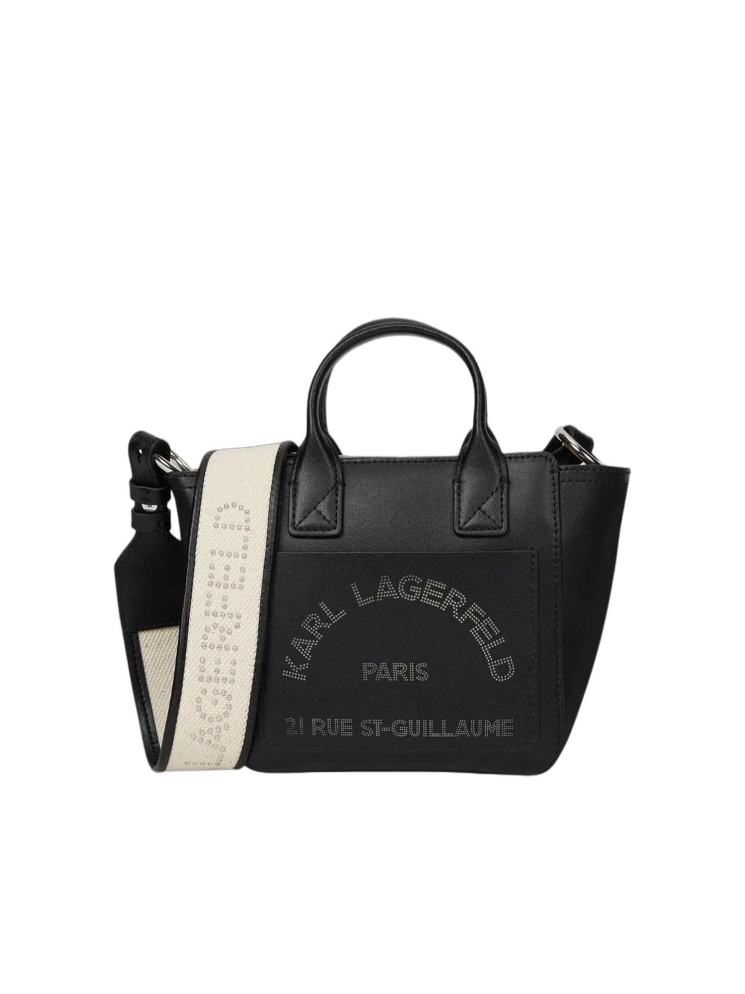 Shoppingväska 'Karl Lagerfeld Cabas Mini Cuir Noir'