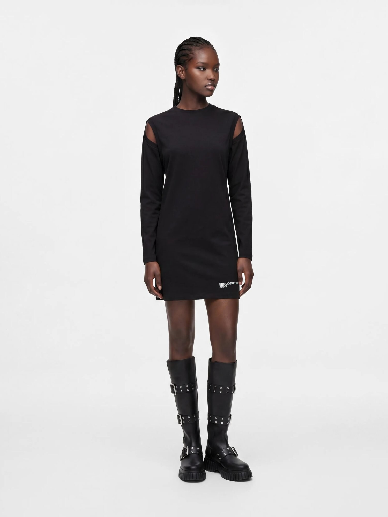 KARL LAGERFELD JEANS Vestido negro – imagen 12