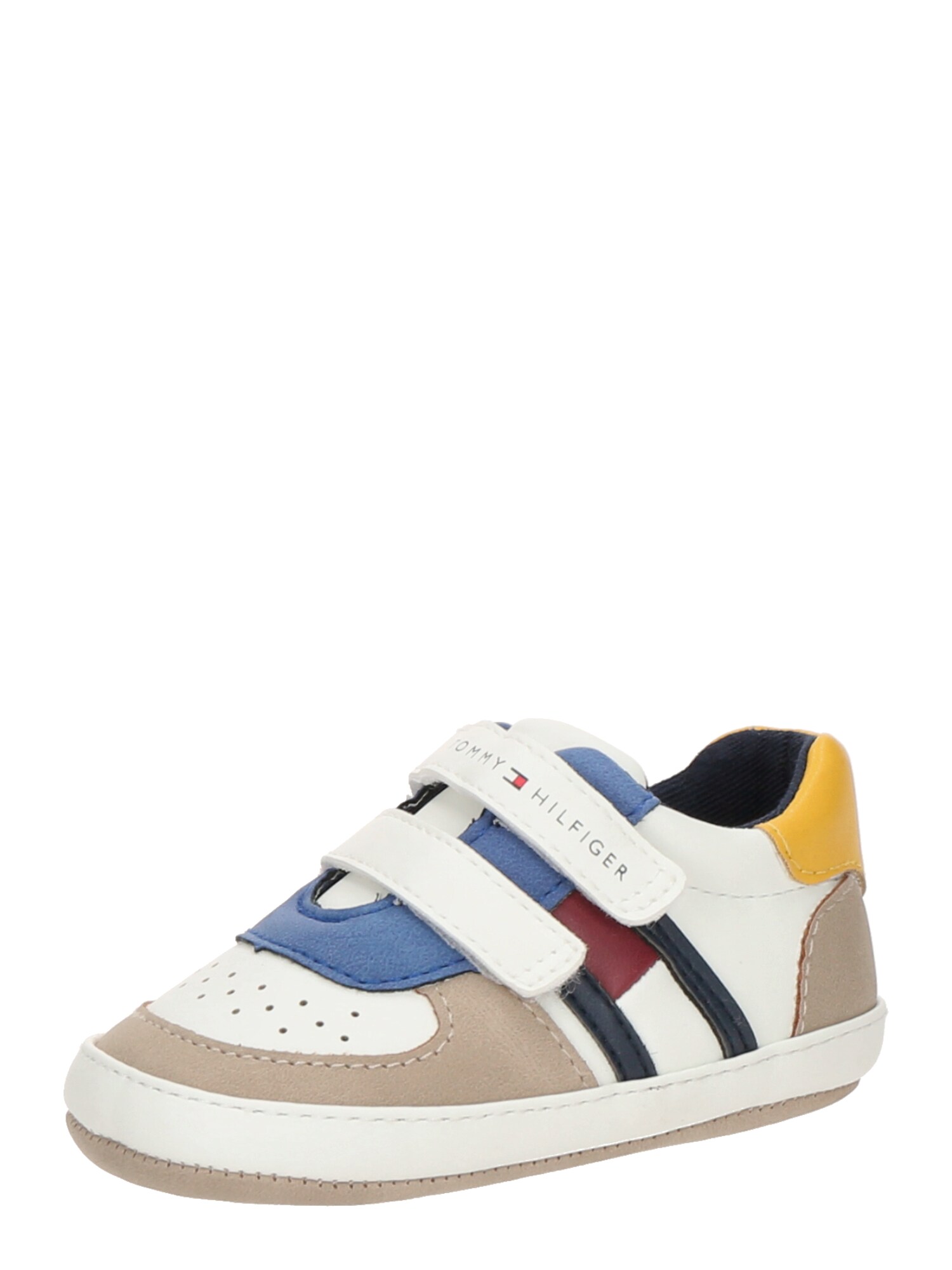 TOMMY HILFIGER Sportcipő  tengerészkék / greige / piros / fehér akciós termékkép 1