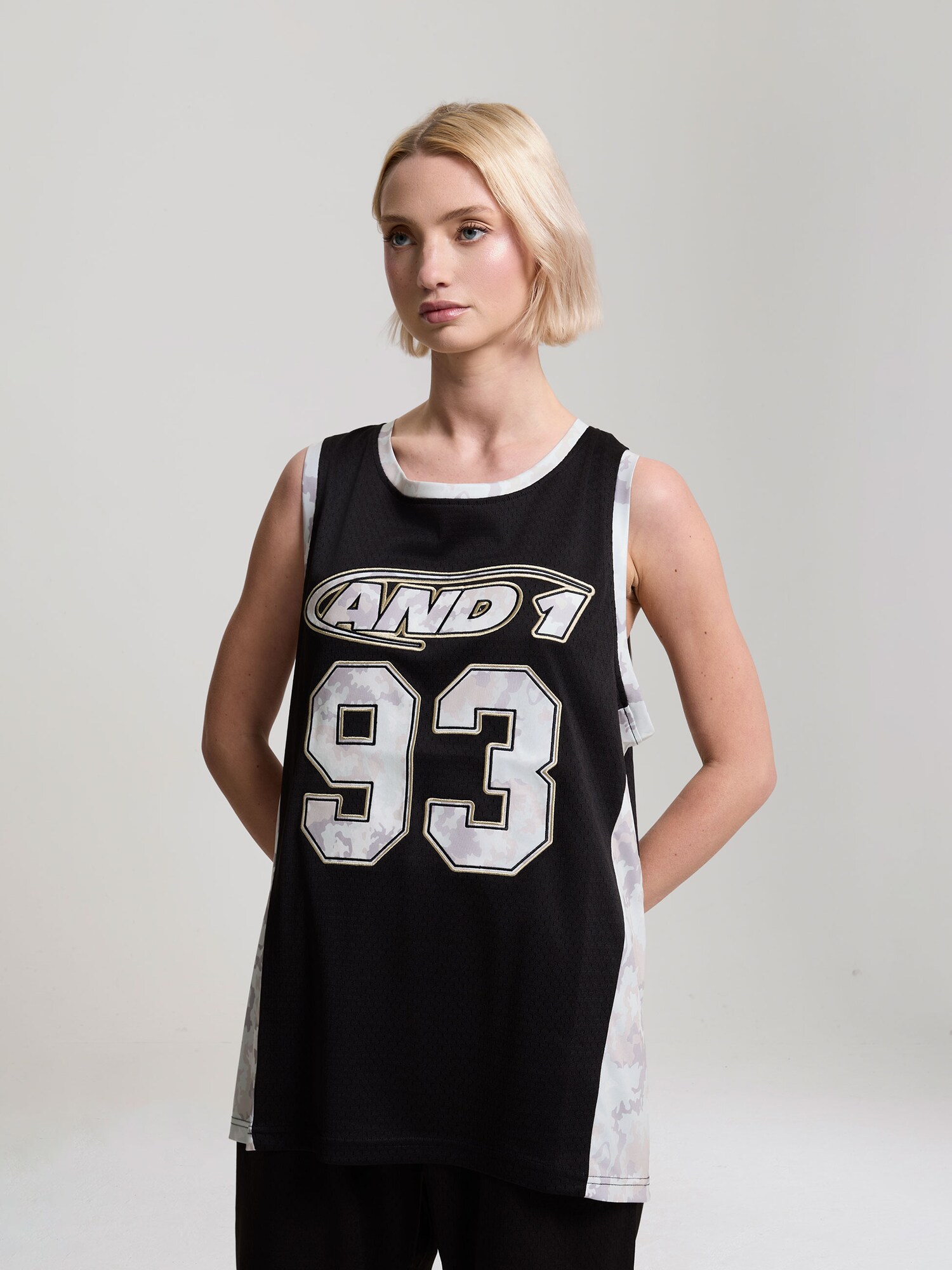 AND1 Top '93 Airtex'  oro / gris claro / negro / blanco – imagen 4