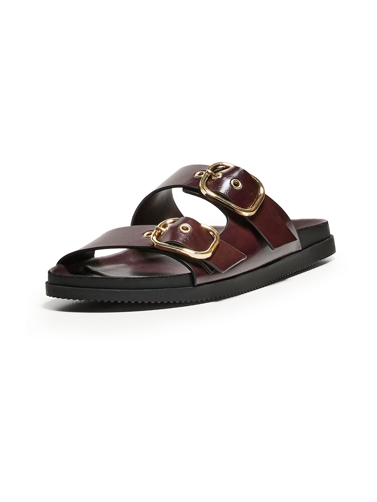 Bershka Pantolette Damen Größe 39 burgunder