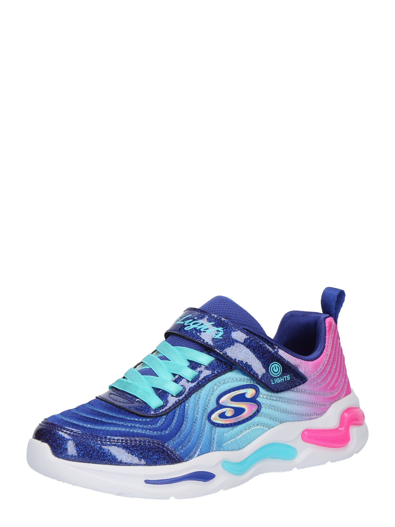 SKECHERS Tenisky 'UNICORN CHASER'  námornícka modrá / svetlomodrá / ružová