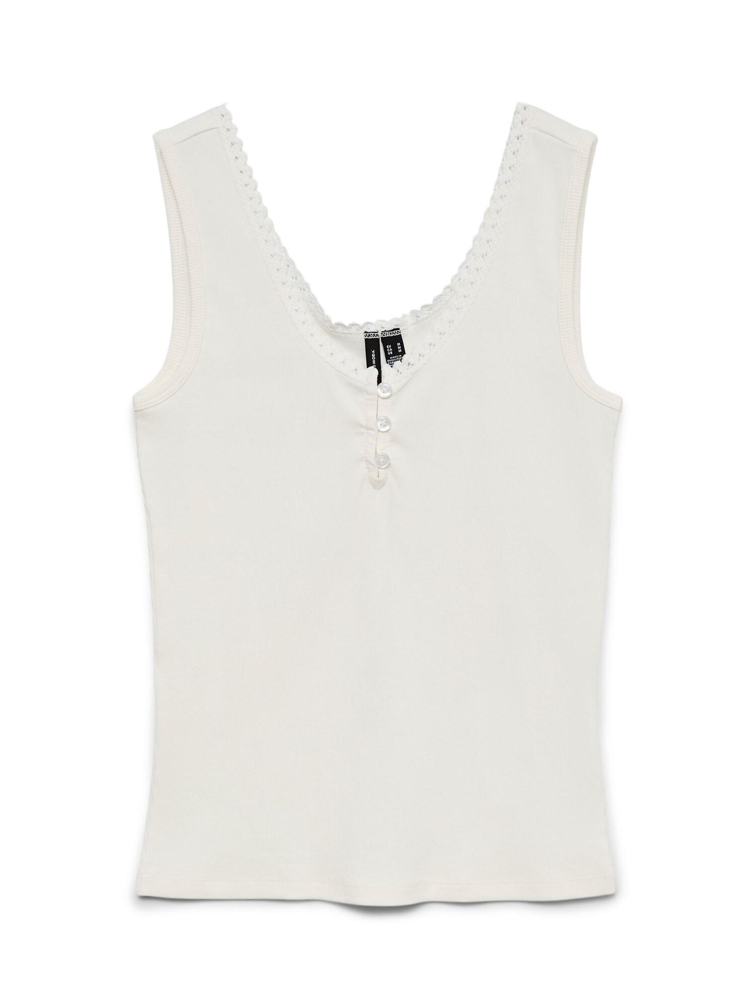 VERO MODA Top 'VMTinna'  alb