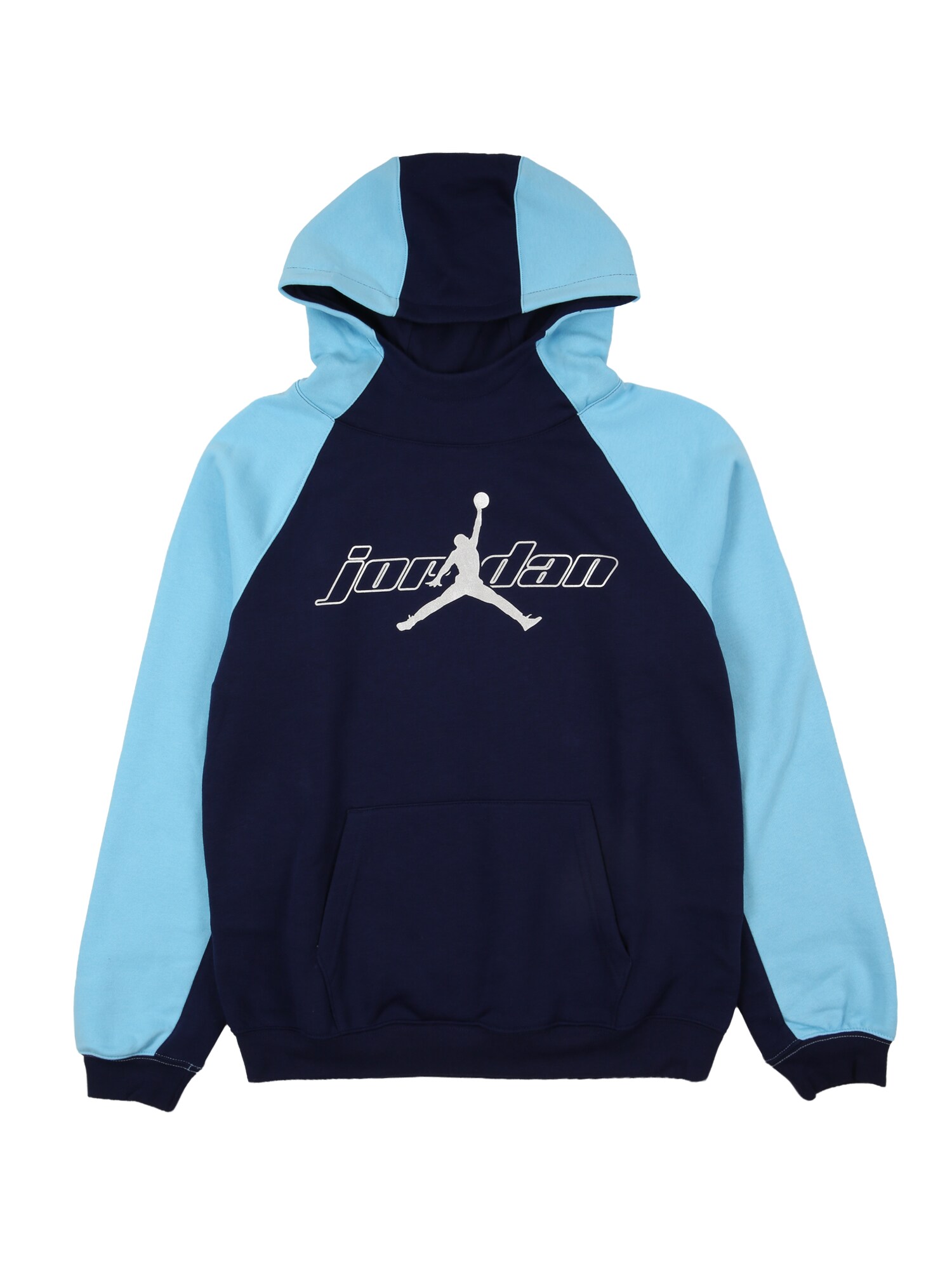 Jordan Bluză de molton MOUNTAINSIDE  albastru aqua / albastru închis / gri argintiu