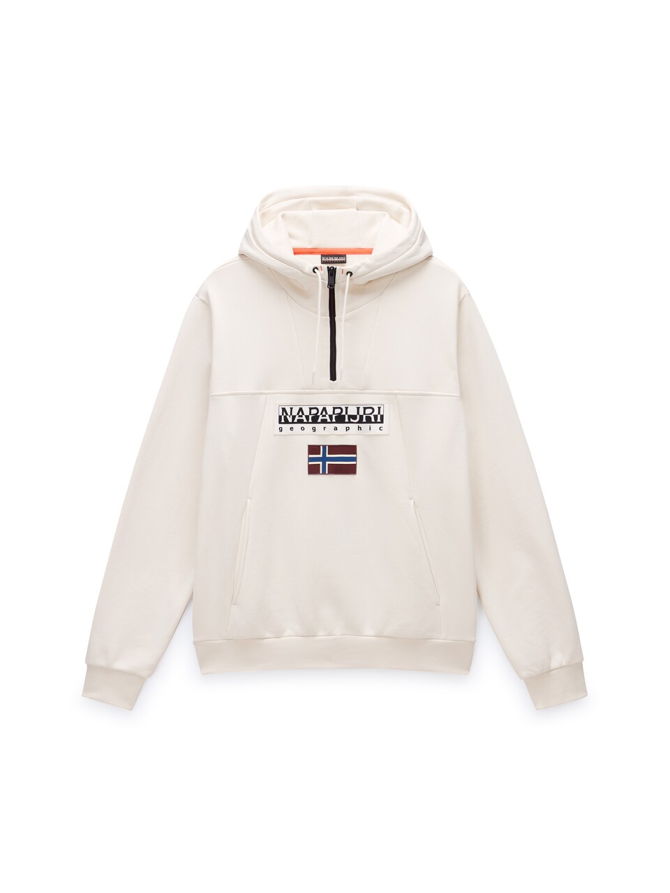Sweatshirt 'Burgee Hzh 2.0' ecru / mörkröd