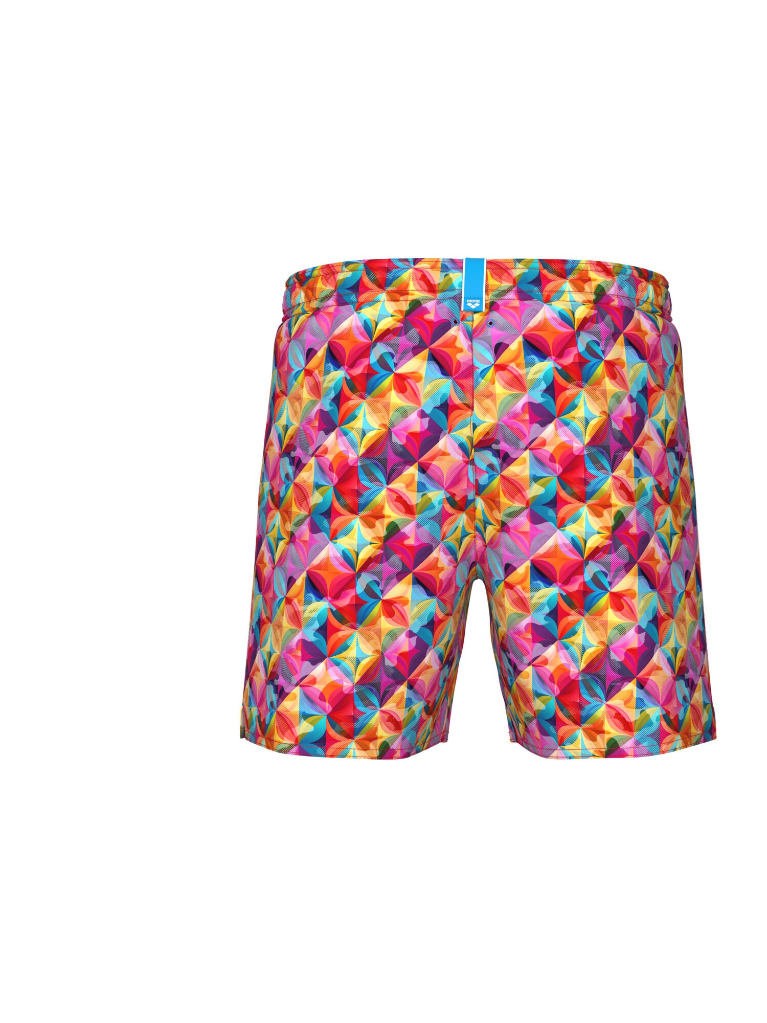 ARENA Kupaće hlače 'WATER PRINTS BEACH BOXER AO'  mornarsko plava / akvamarin / žuta / roza