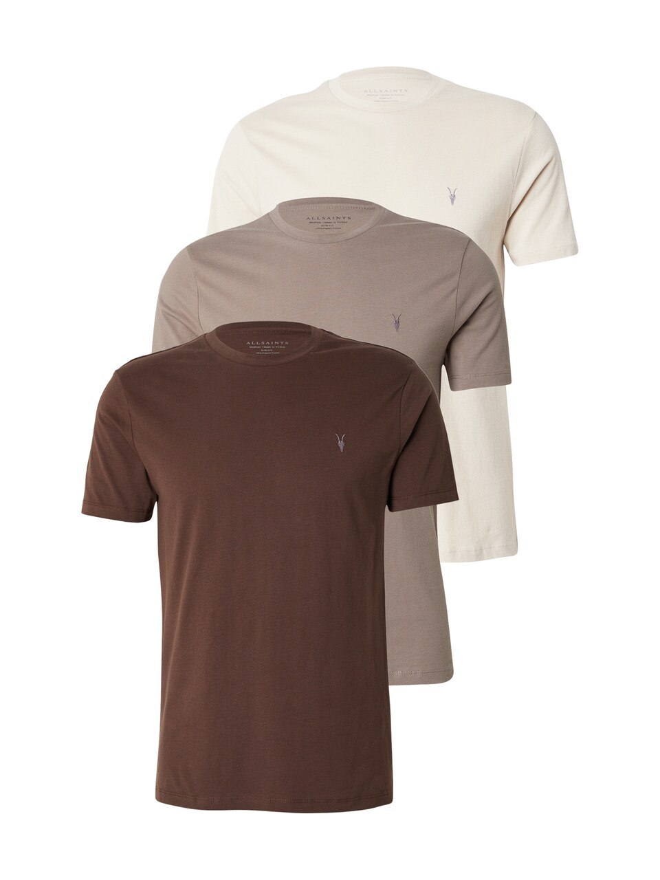 T-shirt 'BRACE' beige / brun