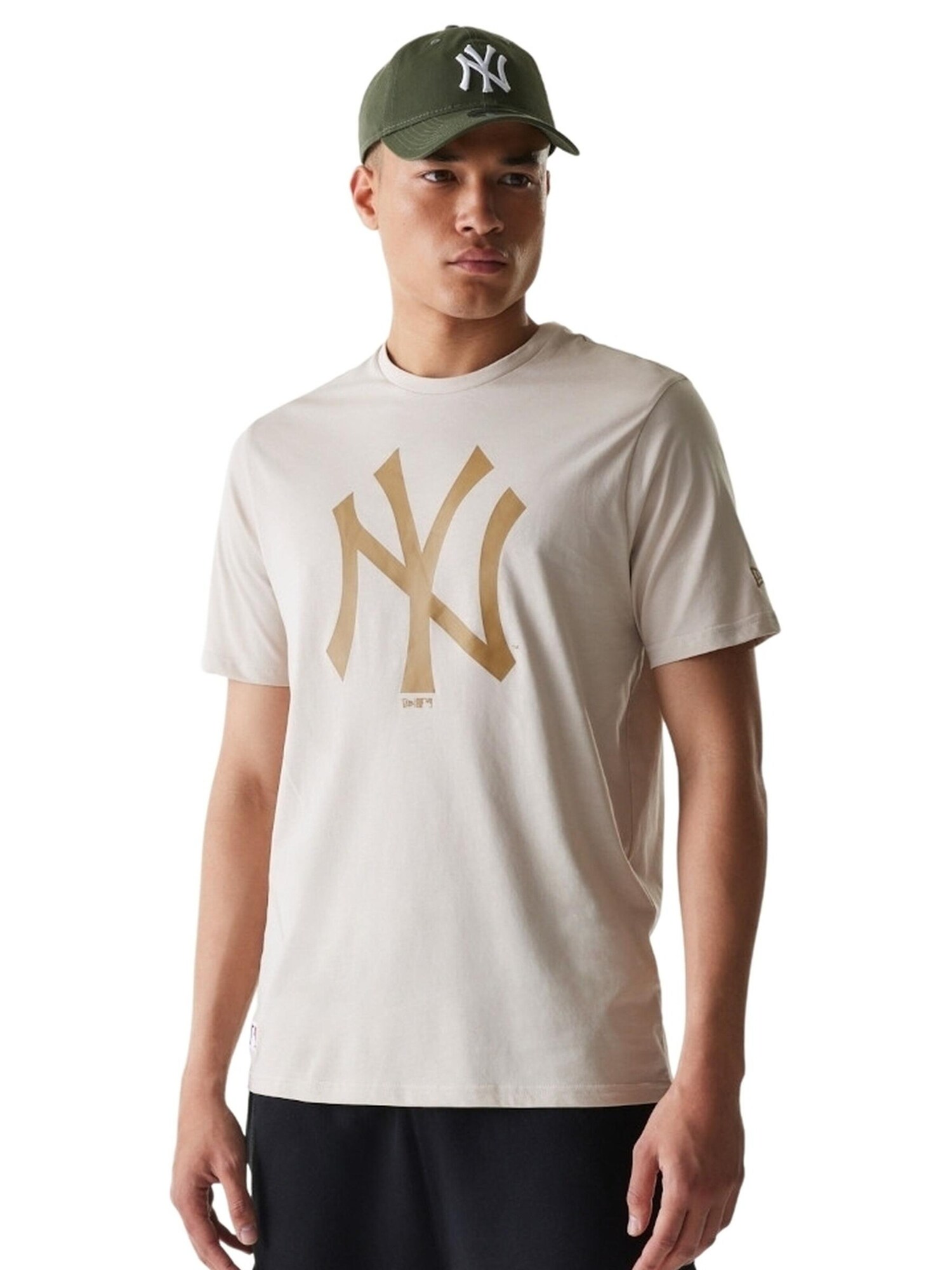 NEW ERA Camiseta 'Camiseta new era beige yankees nos mbl regular tee neyyan' beige – imagen 1