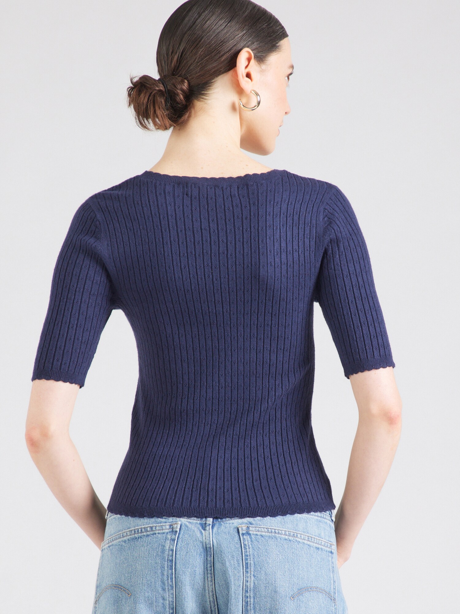 VERO MODA Sveter 'VMGOLD' námornícka modrá (obrázok 4)