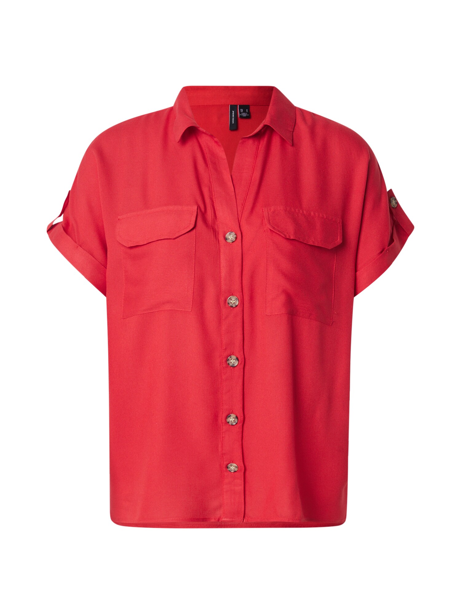 VERO MODA Bluză VMBUMPY  sângeriu