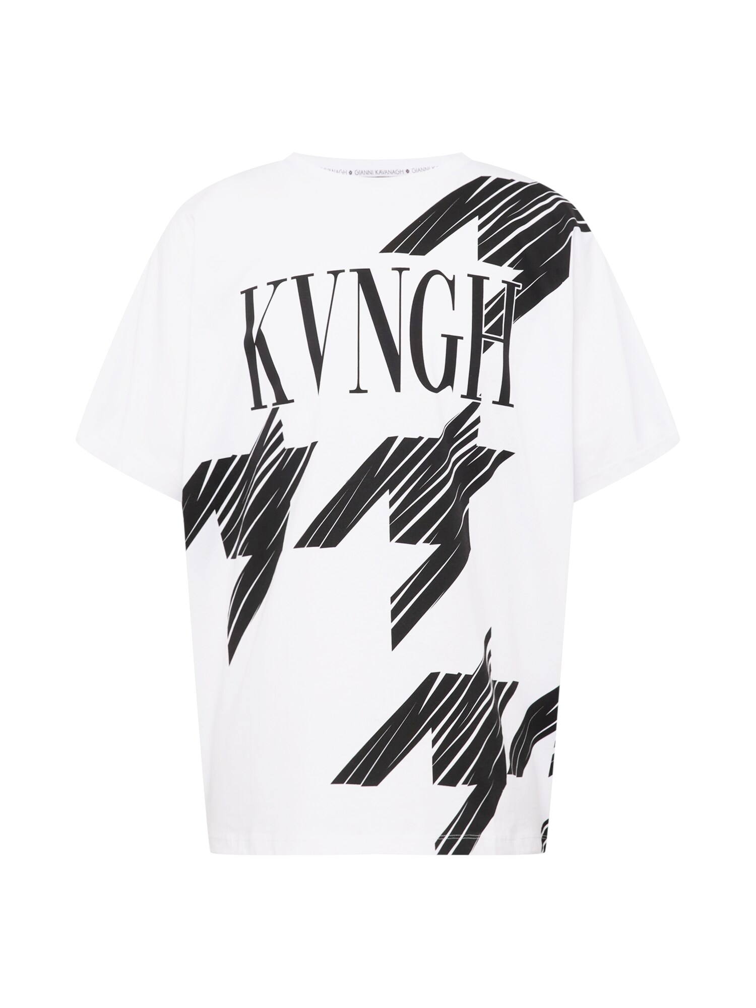 Gianni Kavanagh Camisa 'White Dynamic'  preto / branco