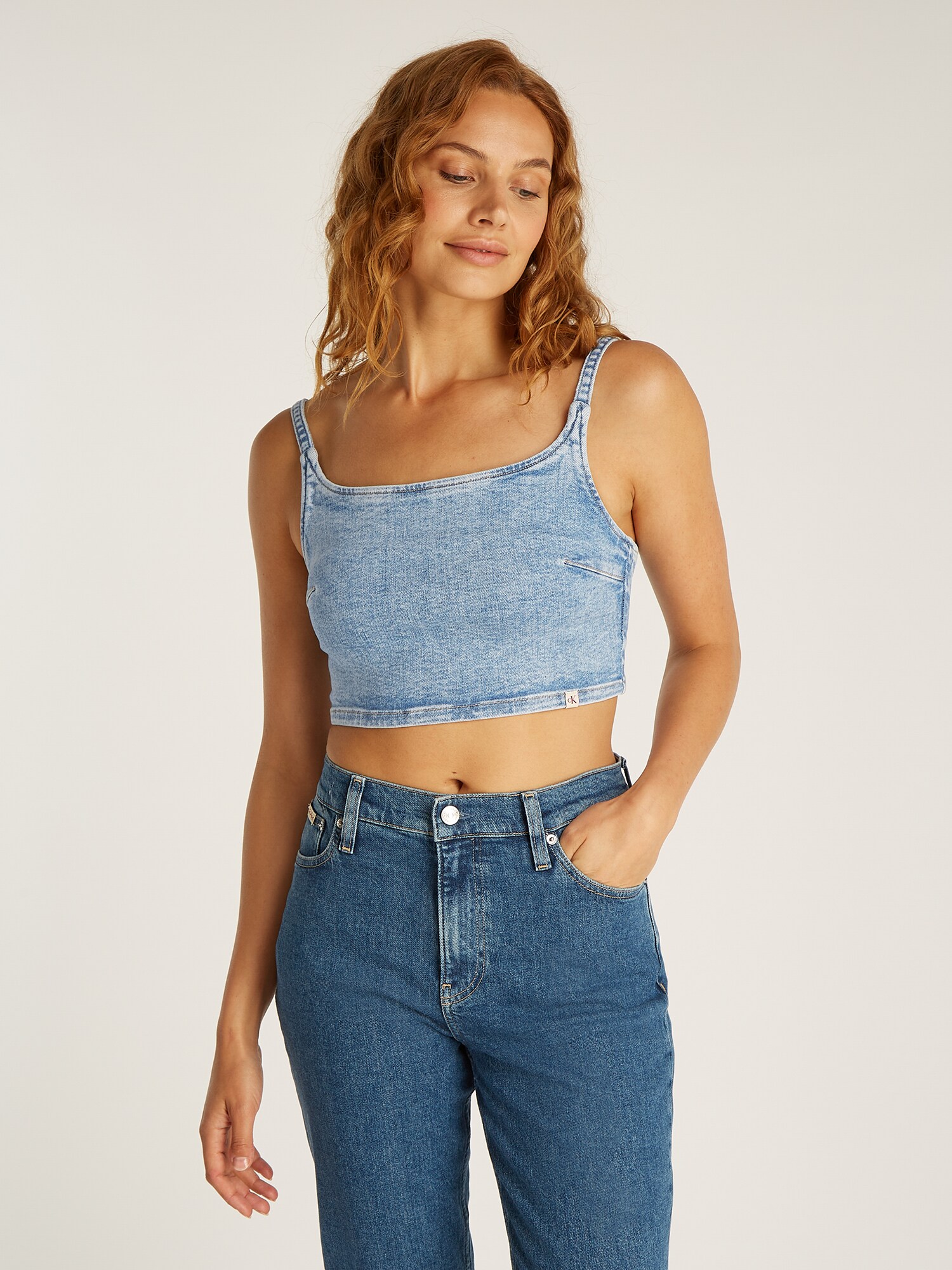 Calvin Klein Jeans Top  kék farmer termék 2. képe