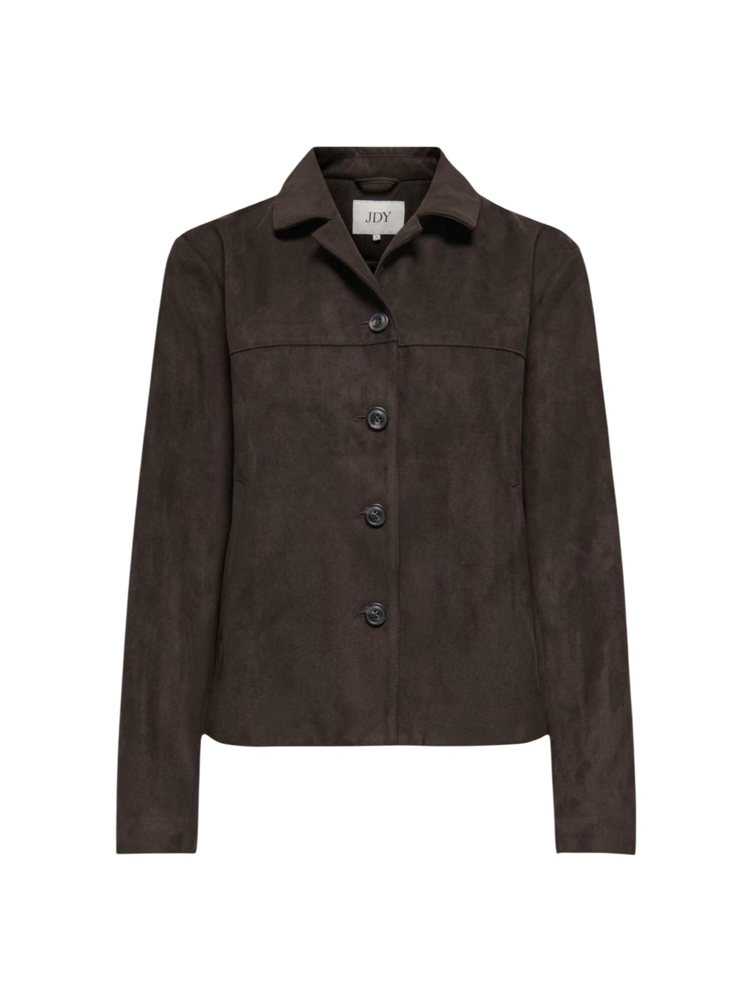 JDY Geacă de iarnă JDYNICO FAUX SUEDE JACKET OTW SGO NOOS 15355087 maro închis