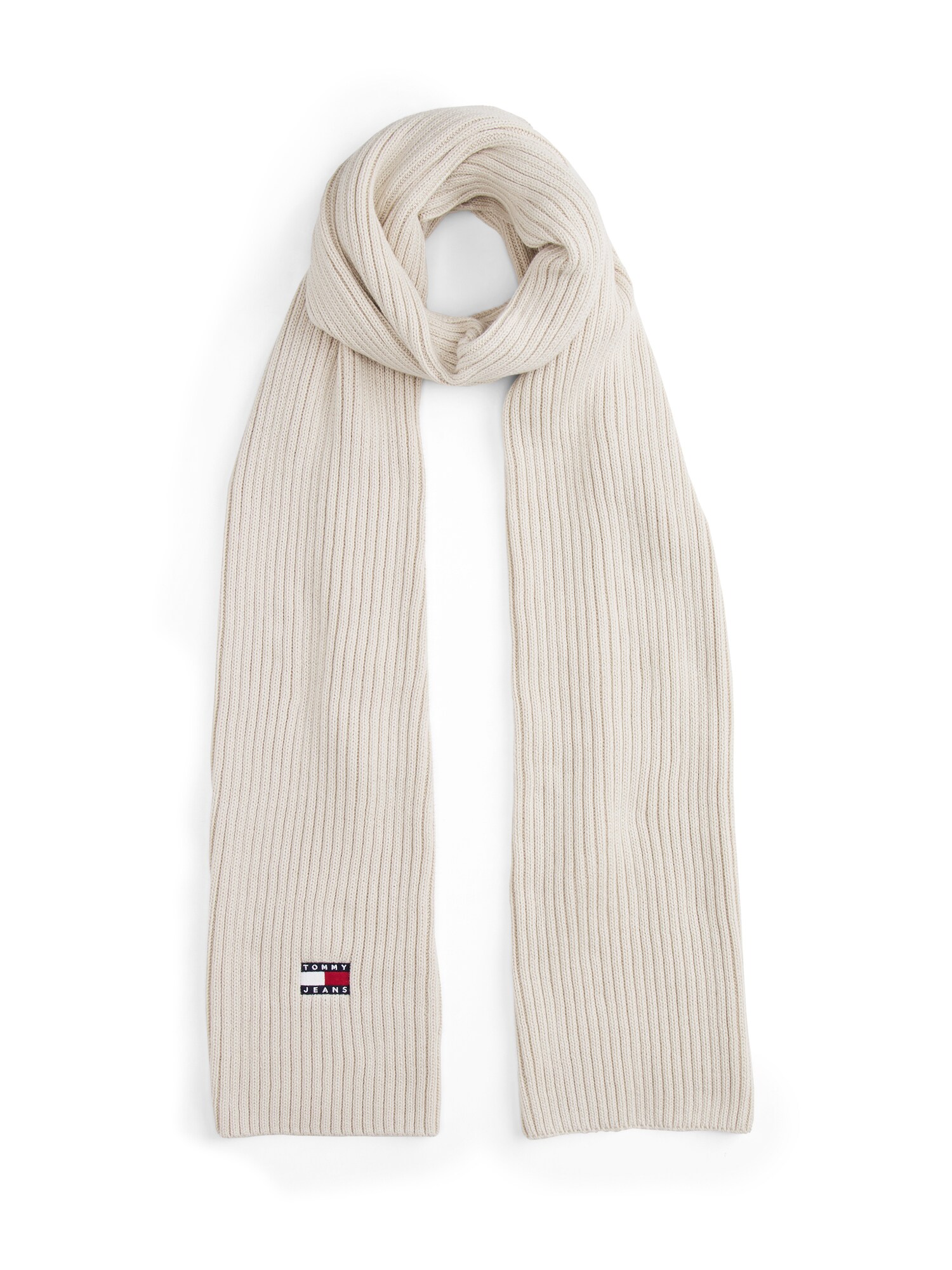 Tommy Jeans Fular Heritage  ecru / bleumarin / roșu / alb