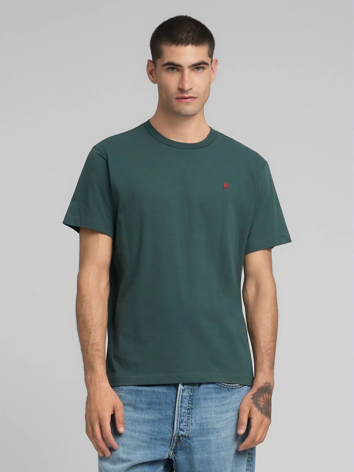 REPLAY Camiseta  verde