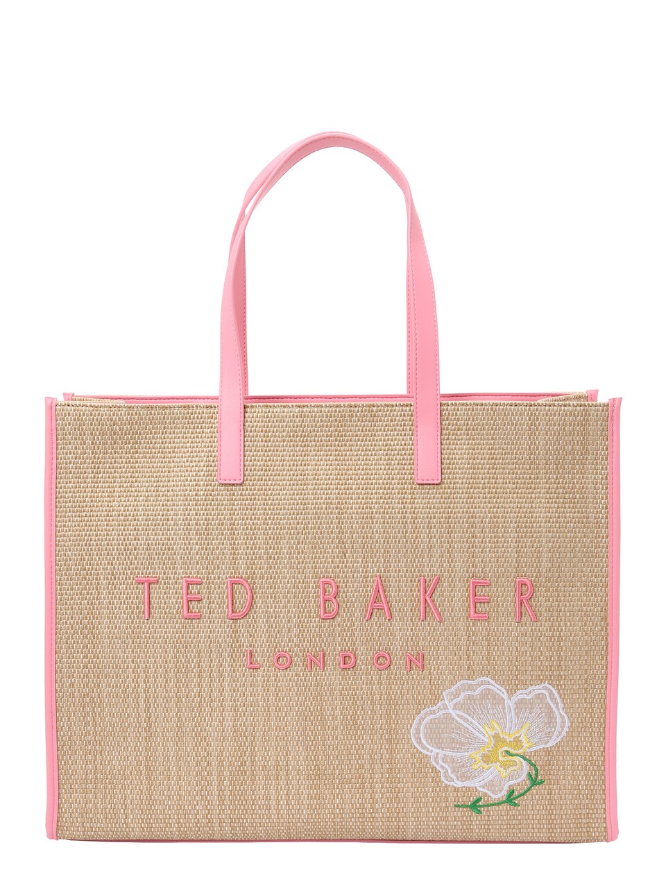 Shoppingväska beige / gul / pitaya