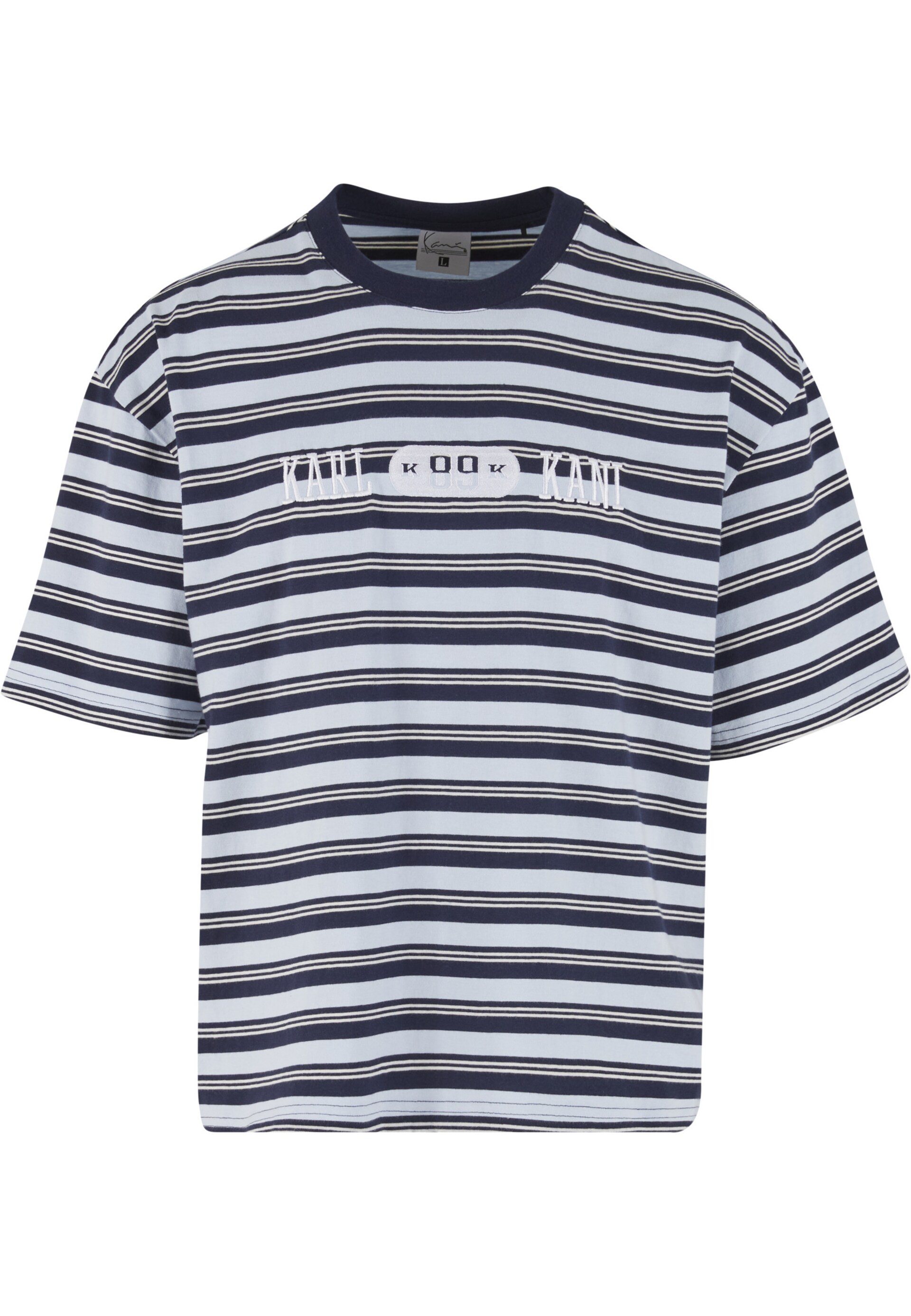 Karl Kani T-shirt 'Heritage 89' marinblå / ljusblå / mörkblå herr