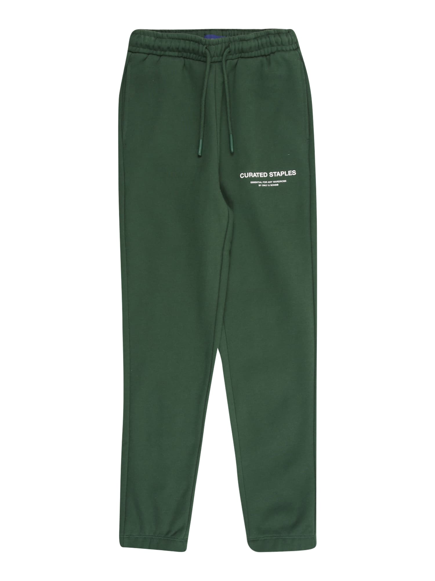 Only & Sons Junior Pantaloni OSJCURATED  verde închis / alb