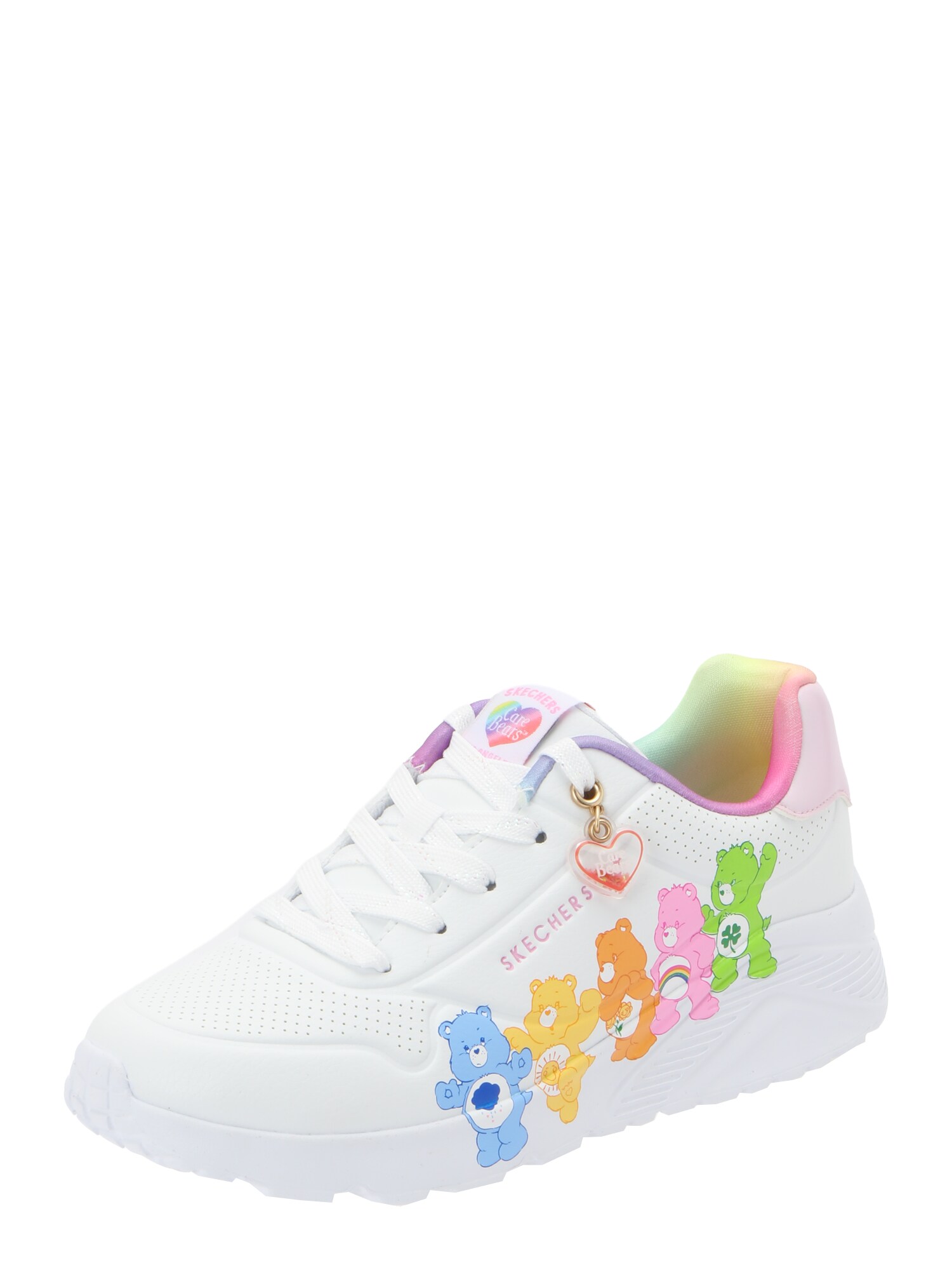 SKECHERS Tenisky 'UNO LITE - CARE BEARS BFFS'  modrá / zelená / ružová / biela