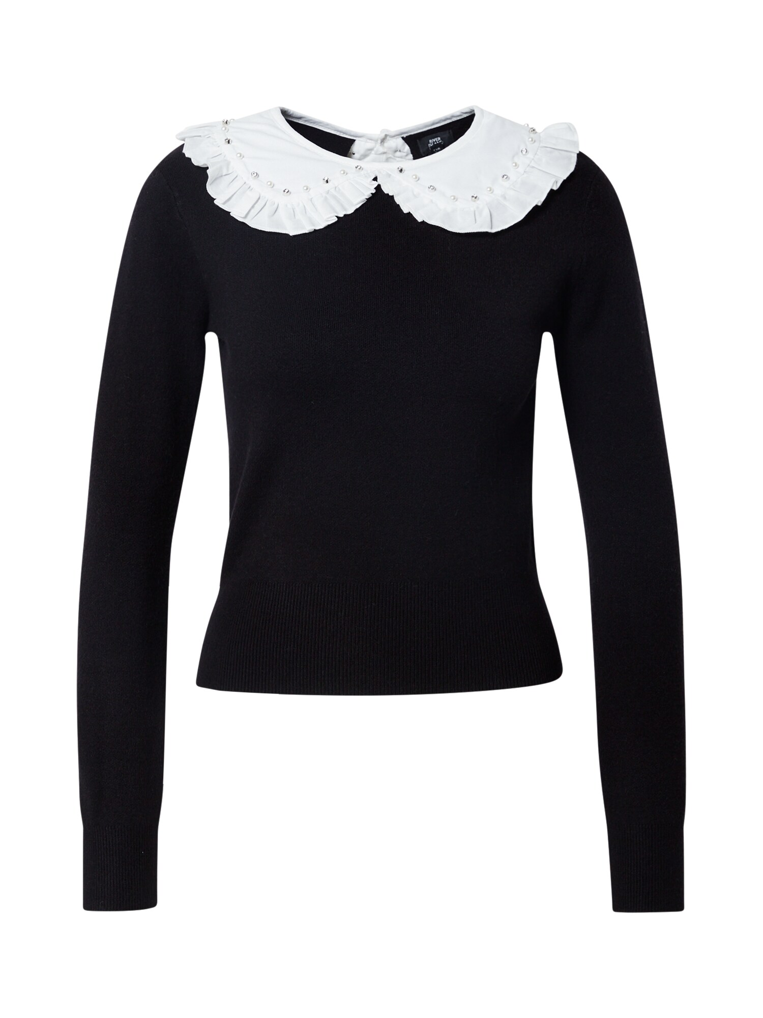 River Island Megztinis  juoda / balta