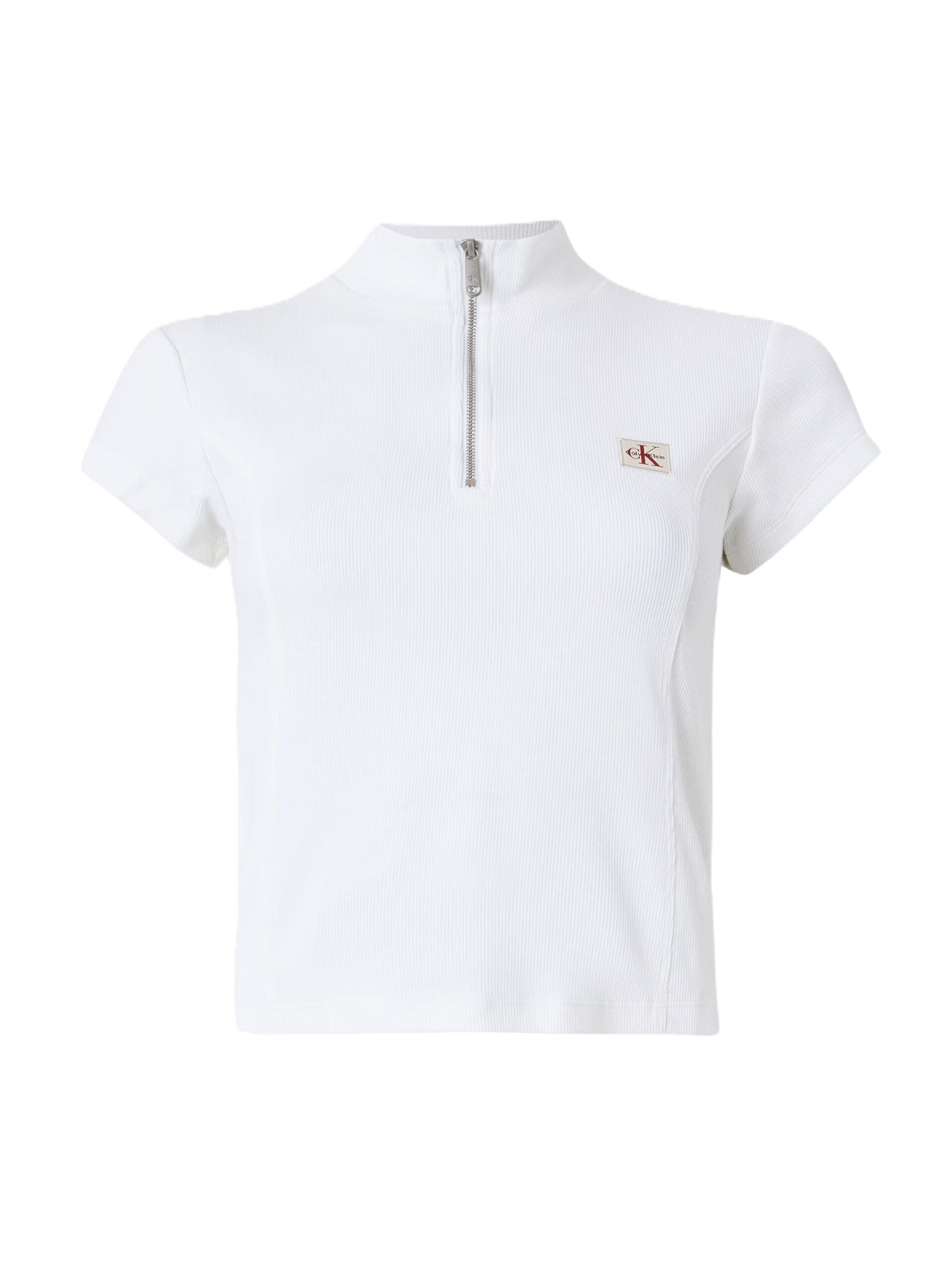 Calvin Klein Jeans T-shirt 'Monologo Quarter-zip' dam
