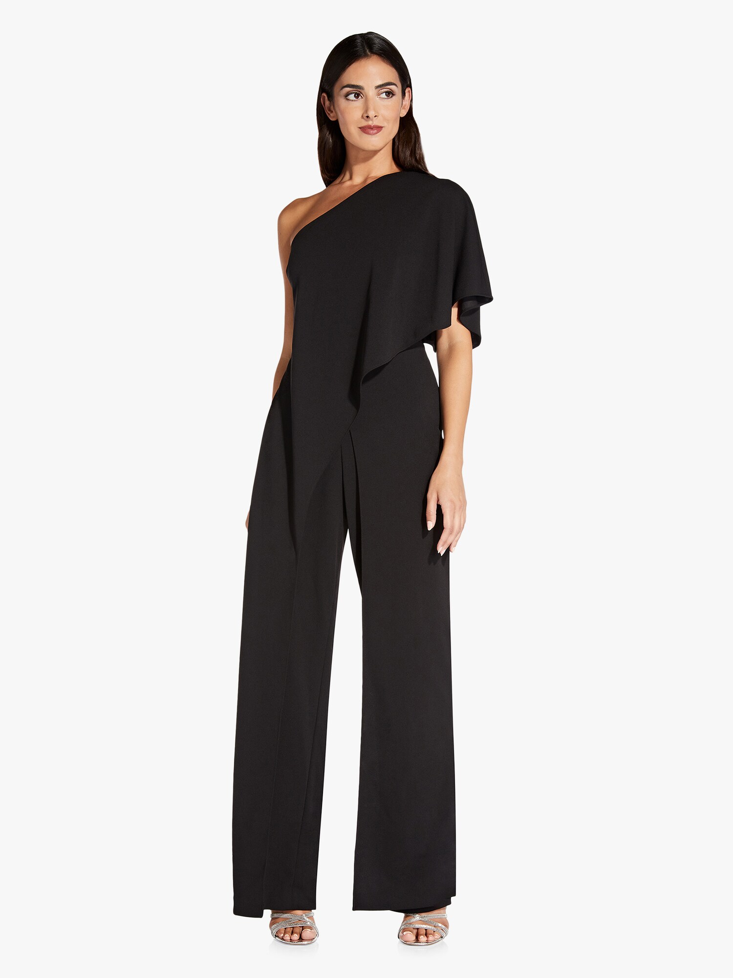 Thumbnail - Adrianna Papell Jumpsuit One Shoulder Jumpsuit
