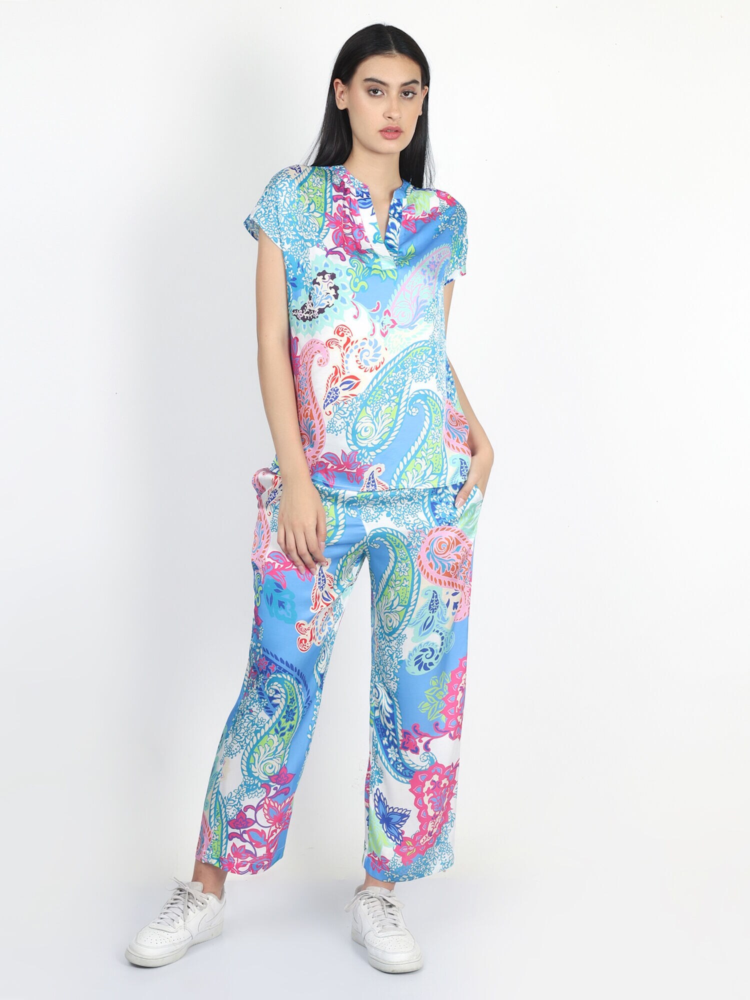 Thumbnail - VICCI Germany Blusentop, lockerer Schnitt