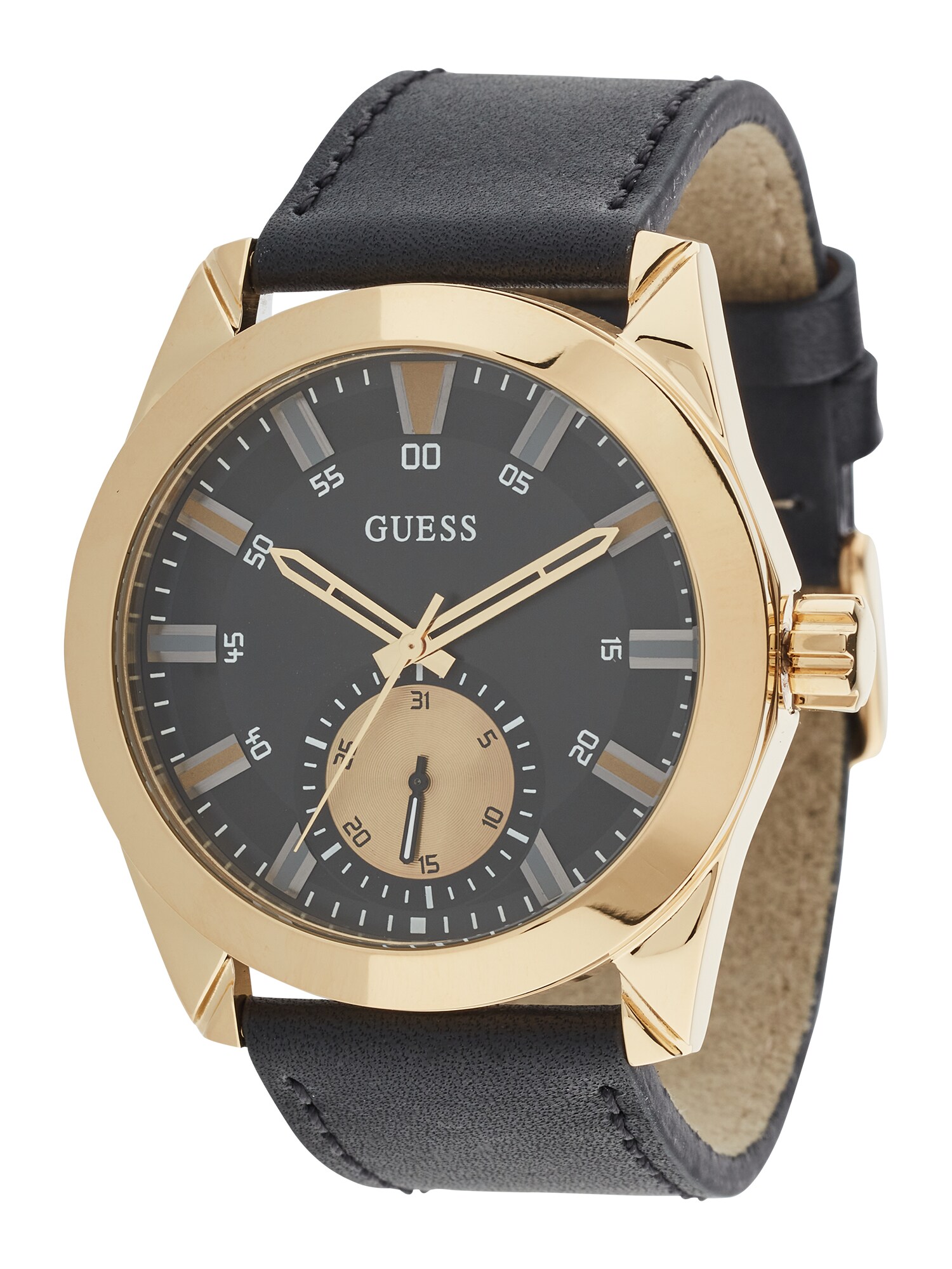 GUESS Ceas analogic  auriu / negru