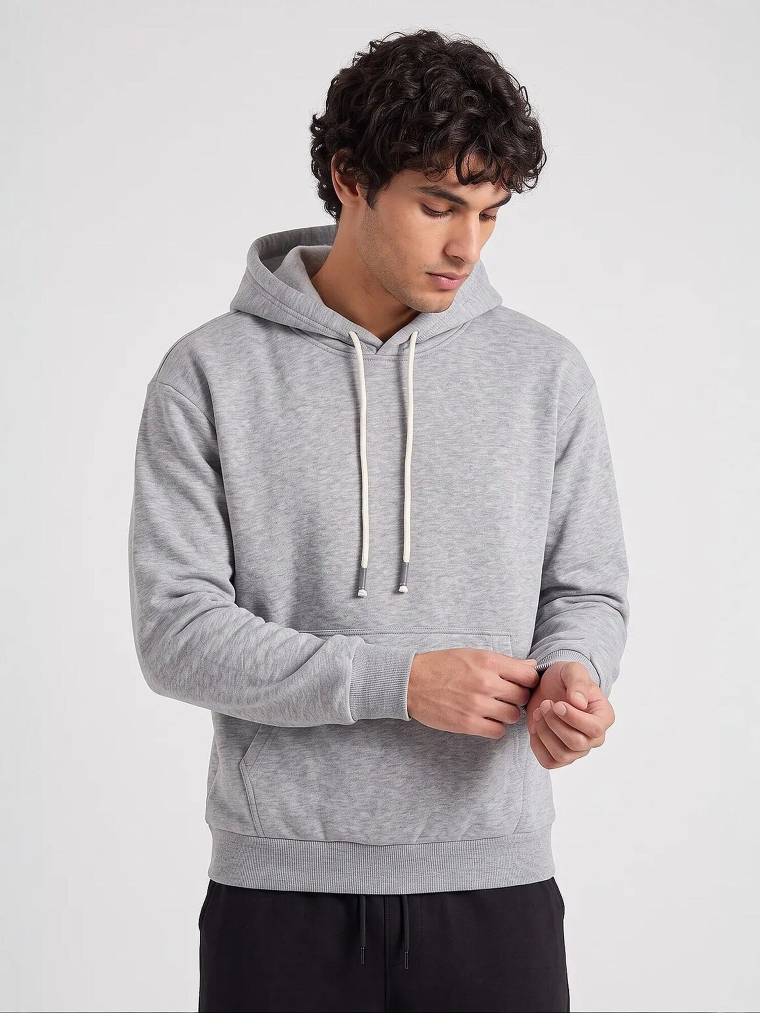 Tommy Life Sweater majica svijetlosiva