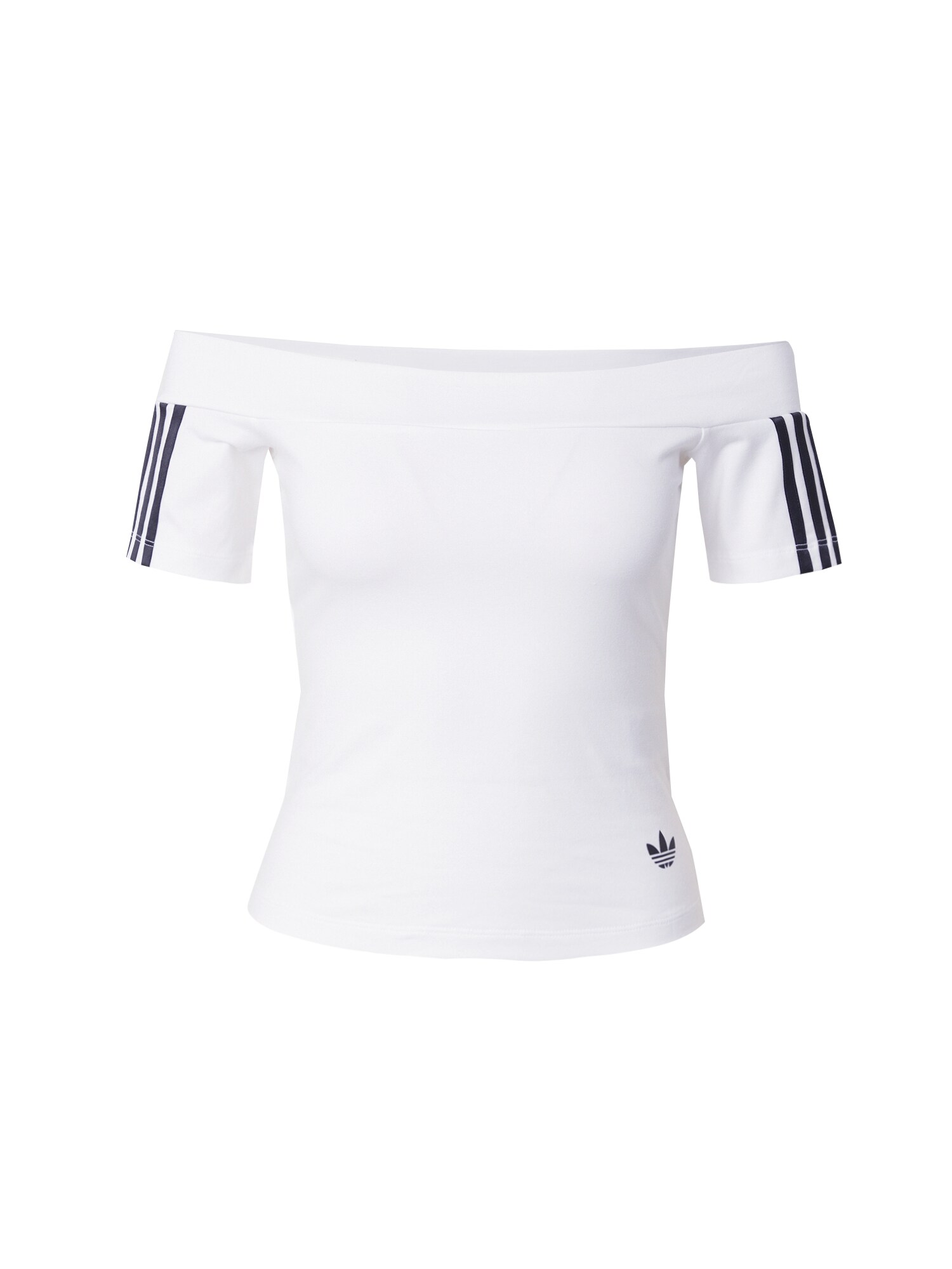 ADIDAS ORIGINALS Tricou Adicolor  negru / alb
