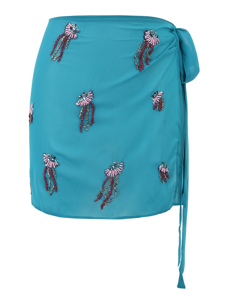 Nasty Gal Fürdőlepedő Női kék , Méret 12