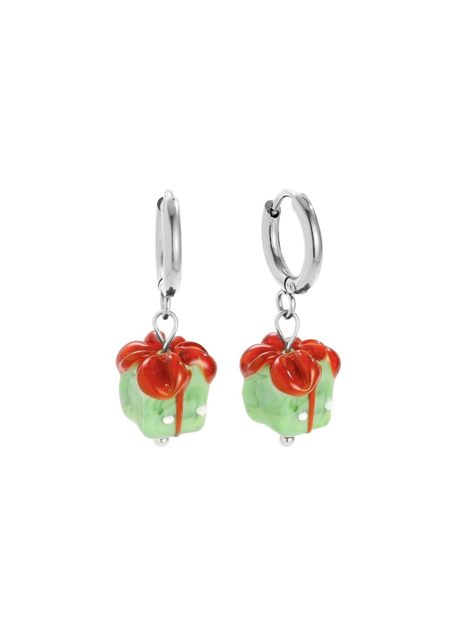 Örhängen 'EMERALD GIFT'