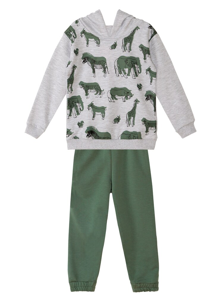 Denokids Trainingsanzug 'LMG Animals' Jungen Größe 110 grün